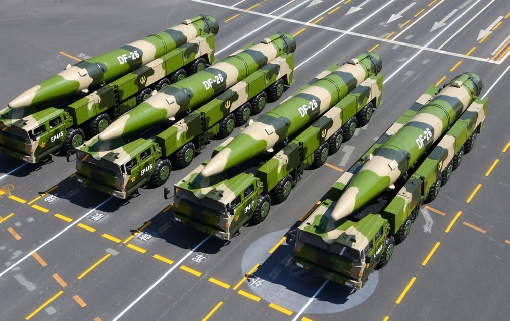 The DF-26 is known as China’s first conventionally-armed ballistic missile capable of reaching Guam. Photo: Xinhua