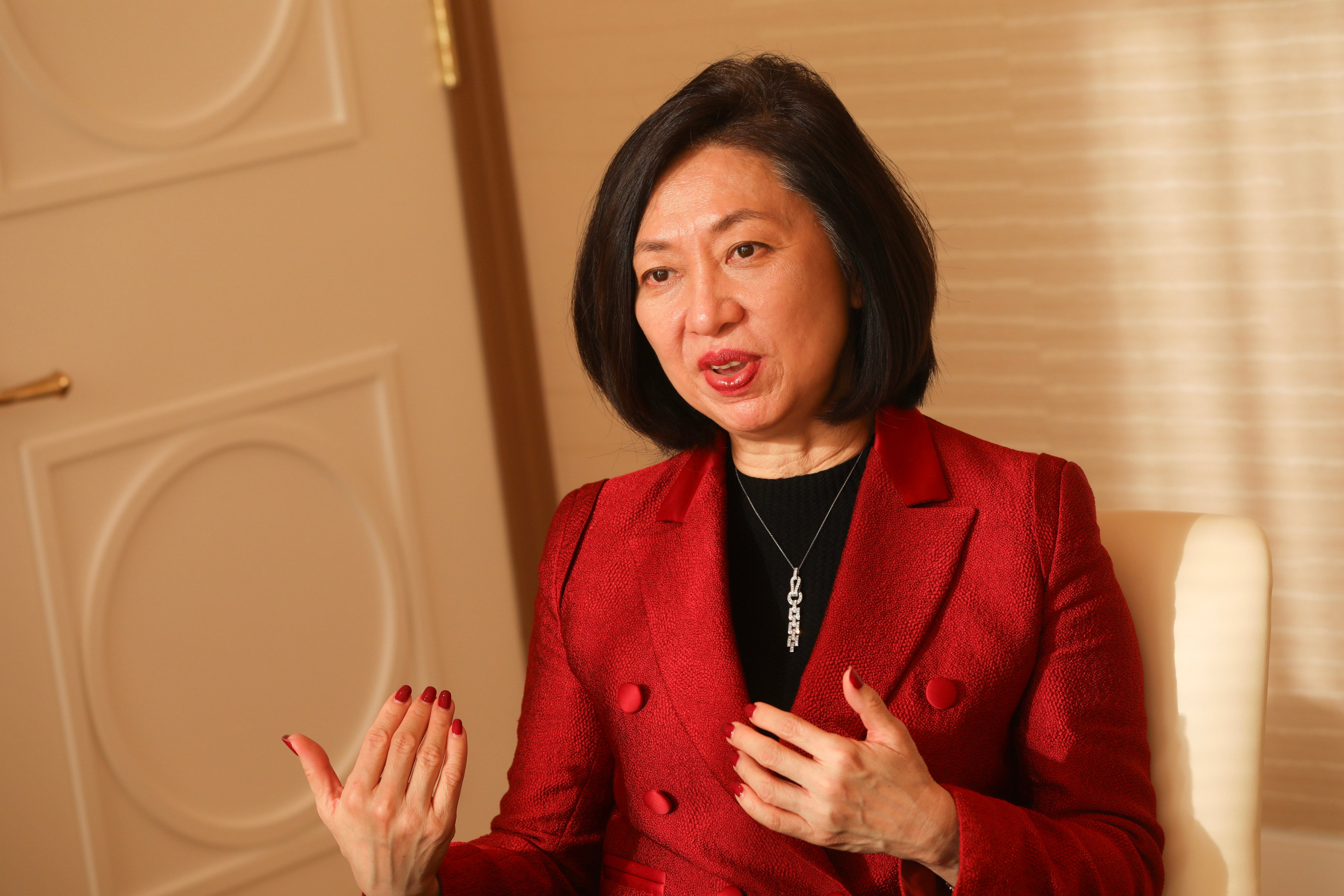 Wynn Macau president and vice-chairman Linda Chen says “Macau and Hong Kong should work together as a greater area”. Photo: Sun Yeung