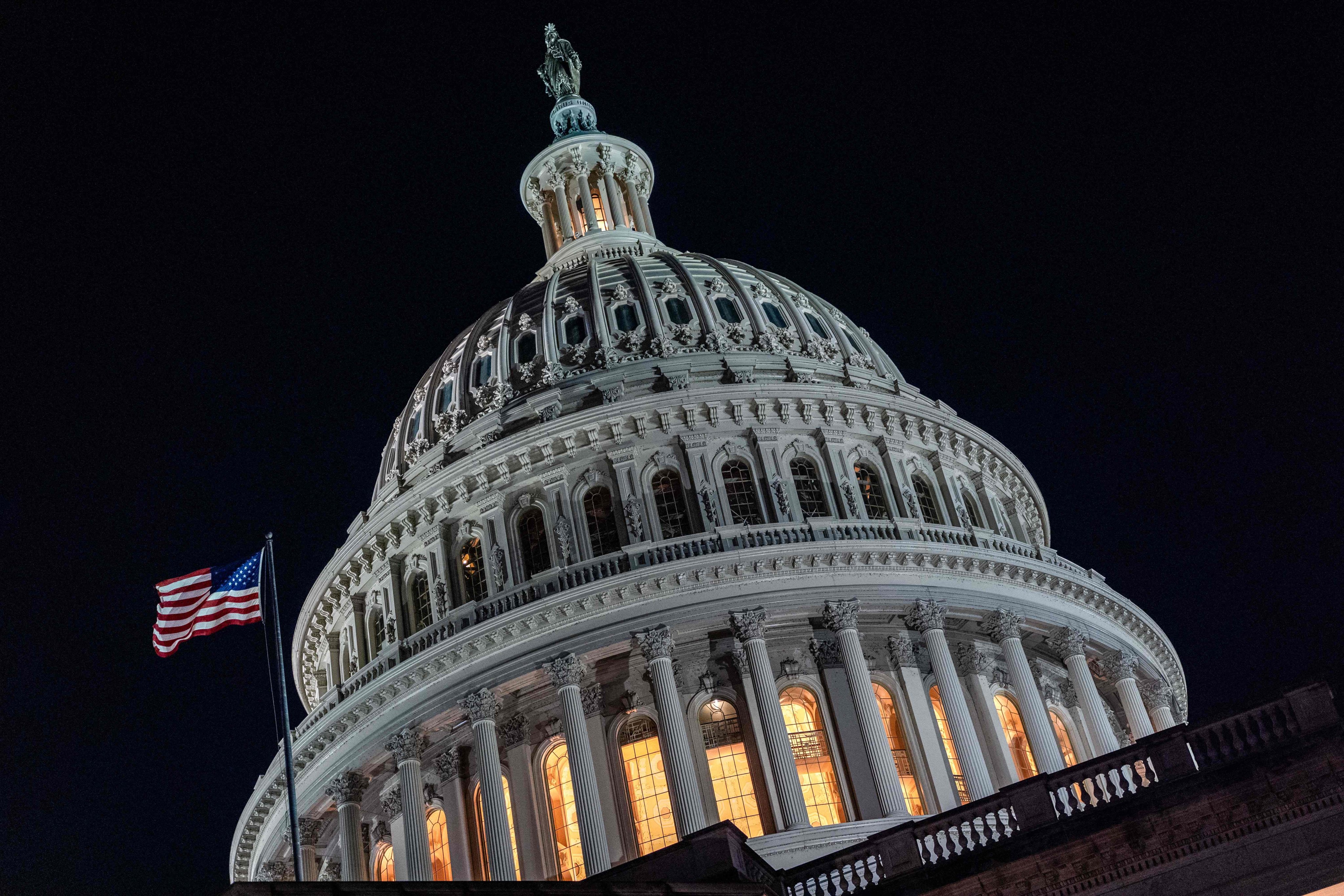 The dome of the U.S. Capitol in Washington. Photo: Getty Images via AFP