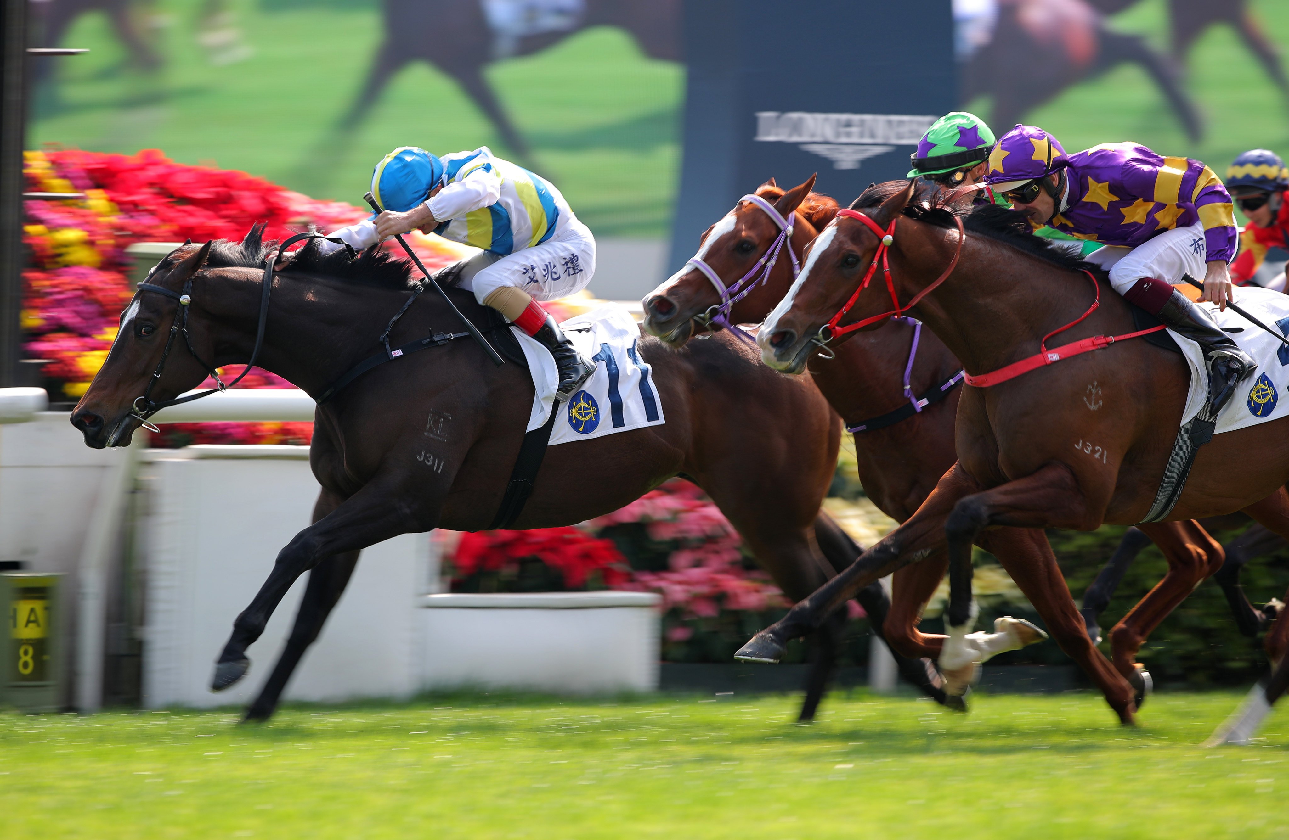 Andrea Atzeni steers Happy Park to victory at Sha Tin earlier this month. Photos: Kenneth Chan