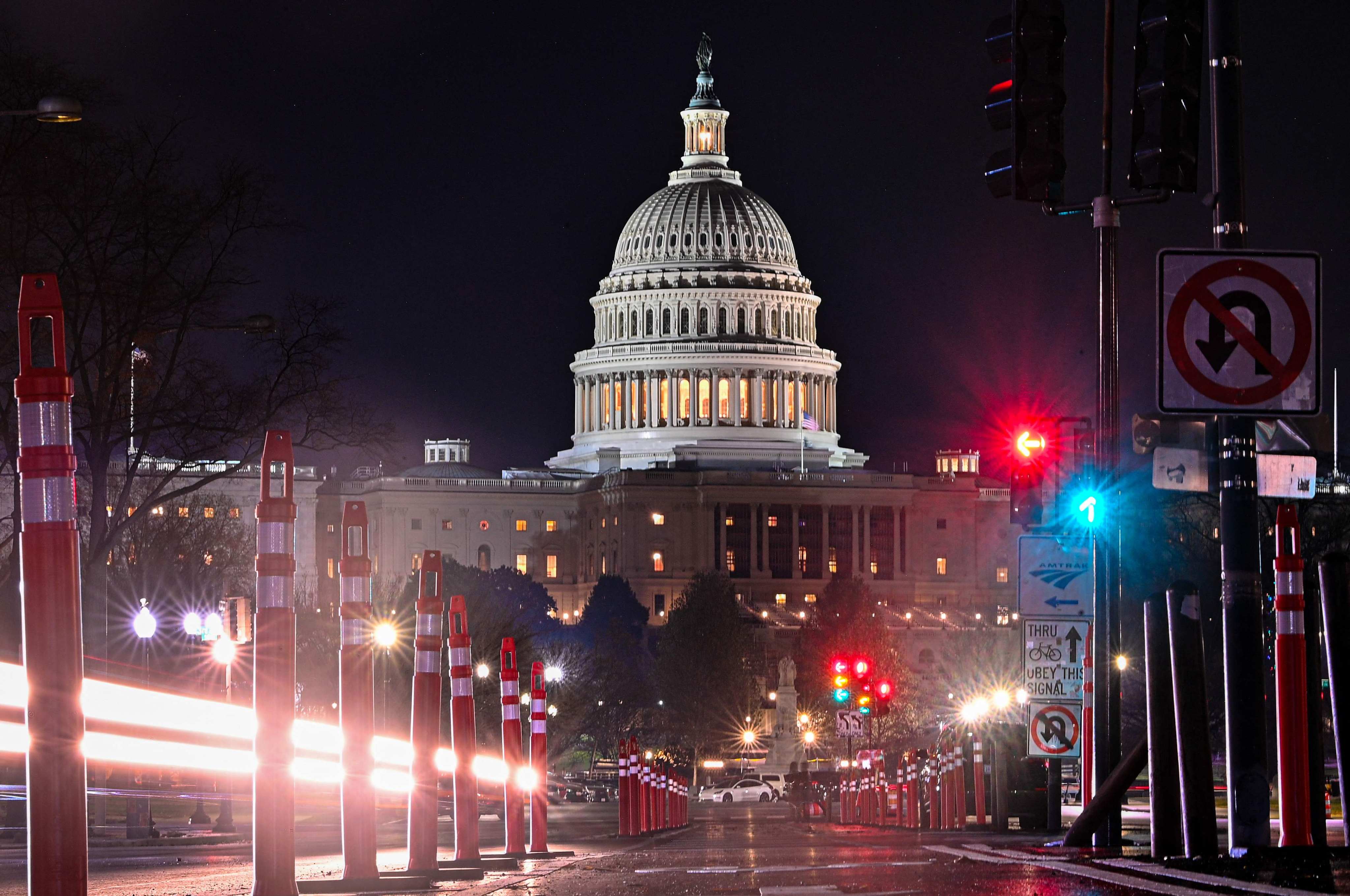 The US Capitol in Washington. The US Congress averted a government shutdown by passing a bill to fund federal agencies through mid-March. Photo: AFP