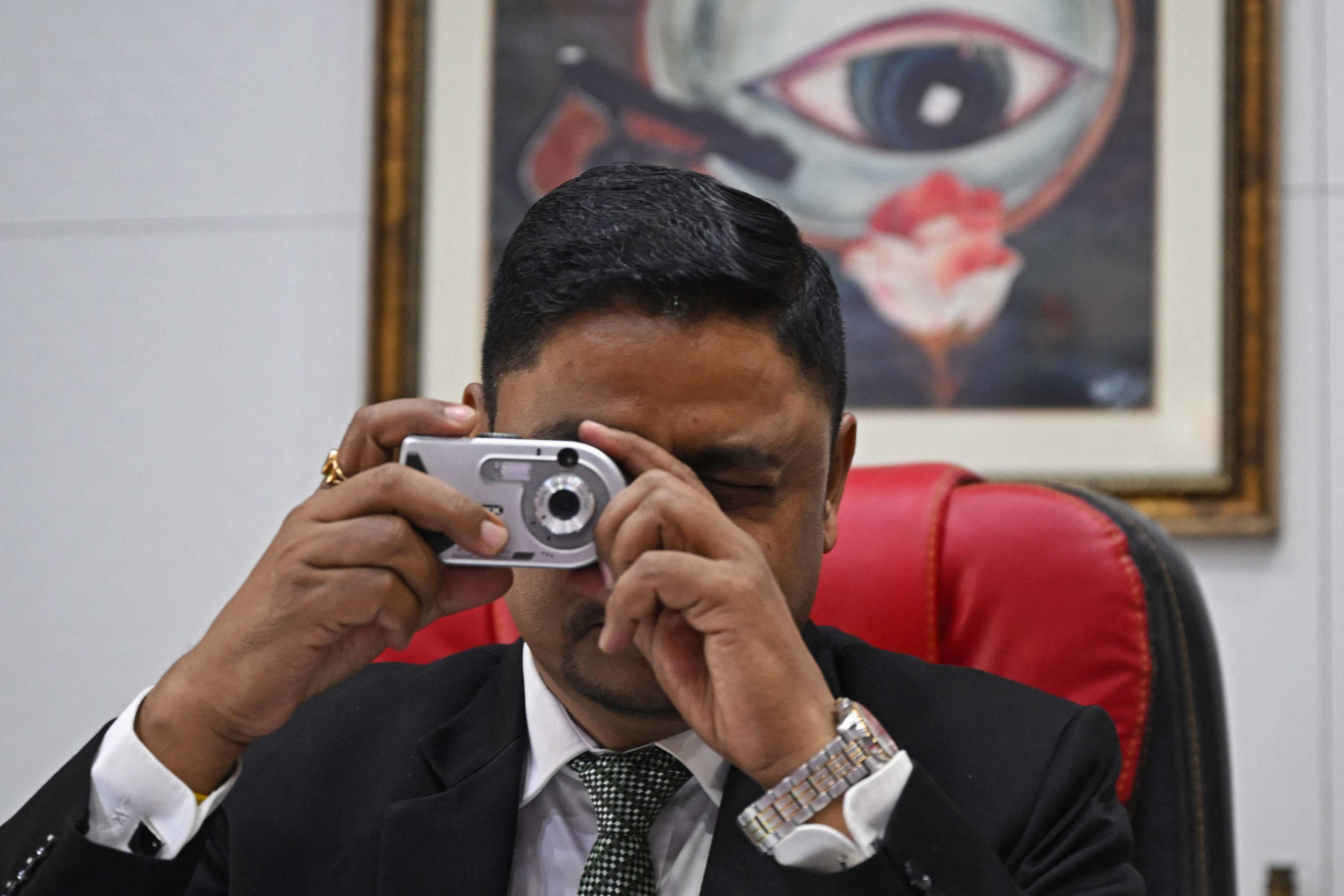 Sanjay Singh, who runs the Indian Detective Agency, says his agency has handled “hundreds” of pre-matrimonial investigations this year alone. Photo: AFP