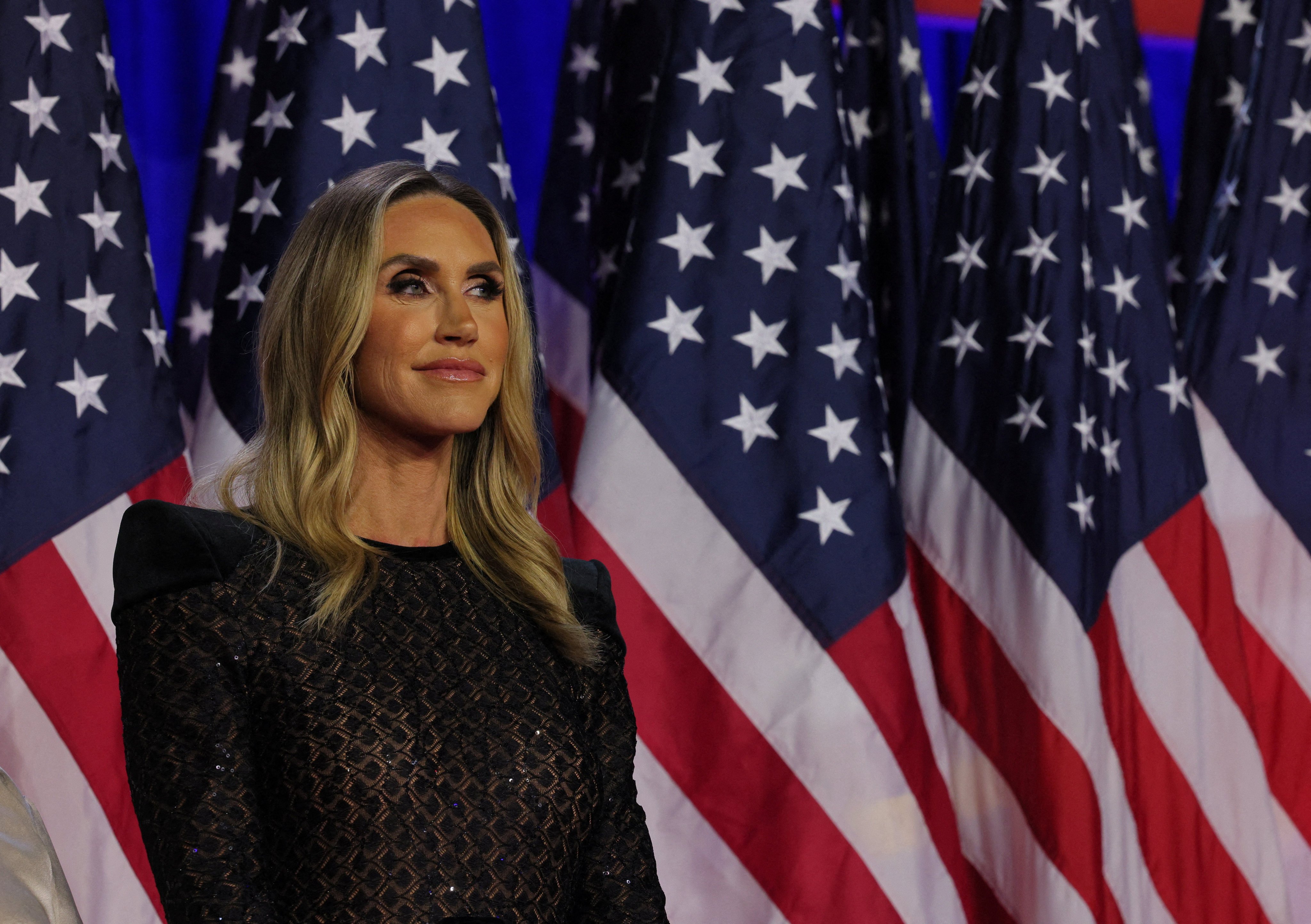 Lara Trump has withdrawn her aspirations to be a US senator. File photo: Reuters