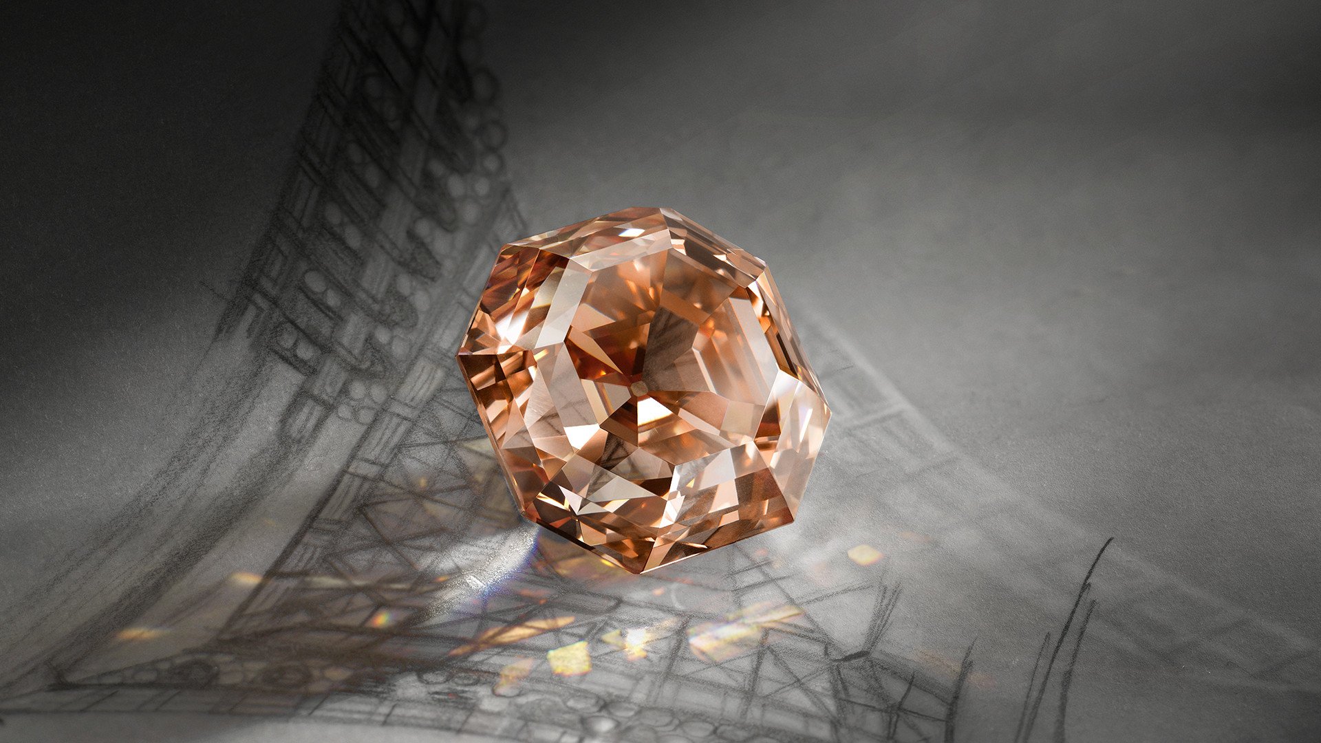 A 56.23-carat pink diamond. Photo: Handout