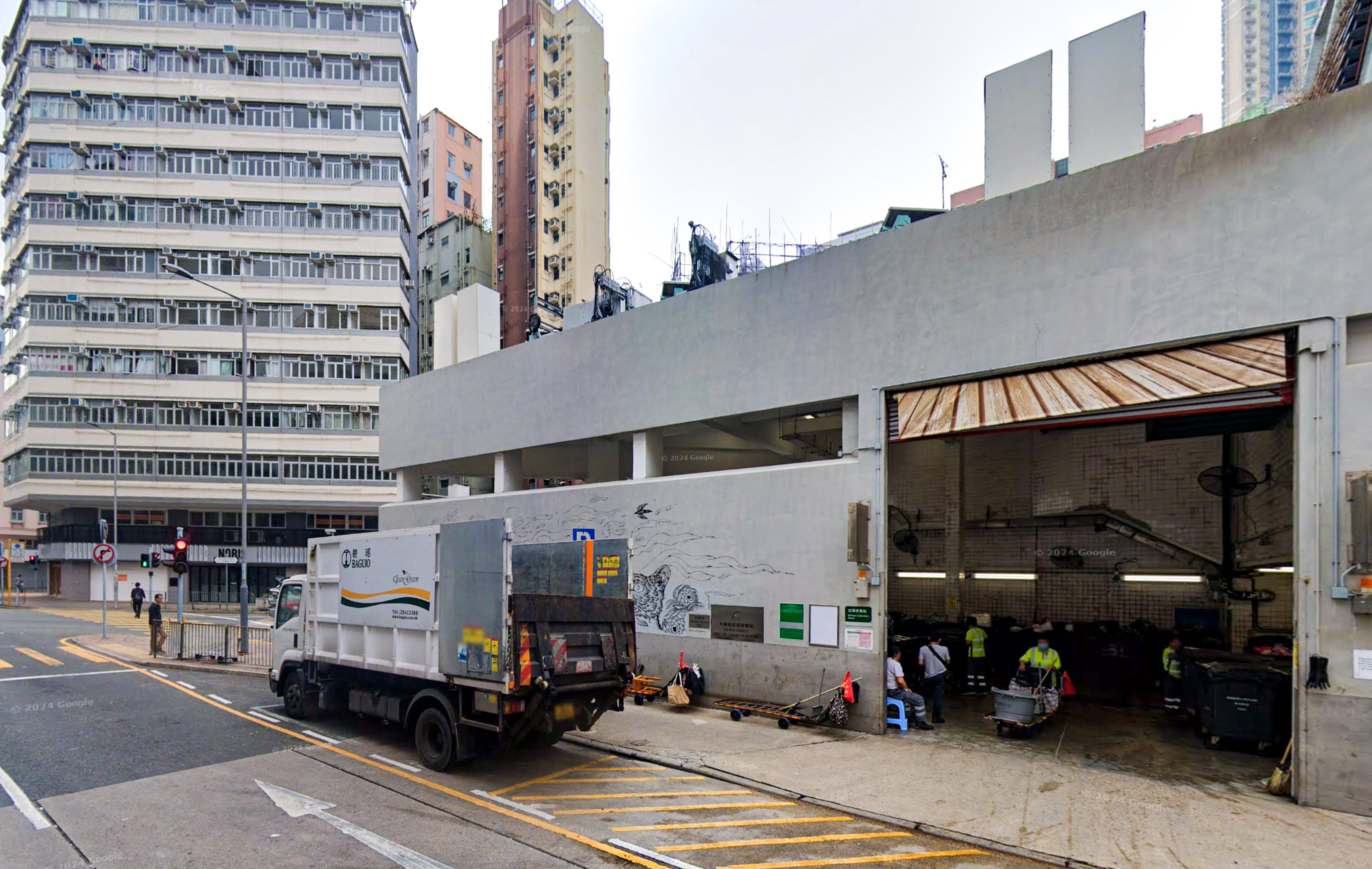 The crash took place at 12.10am near the Tai Nan Street Refuse Collection Point. Photo: Google Maps