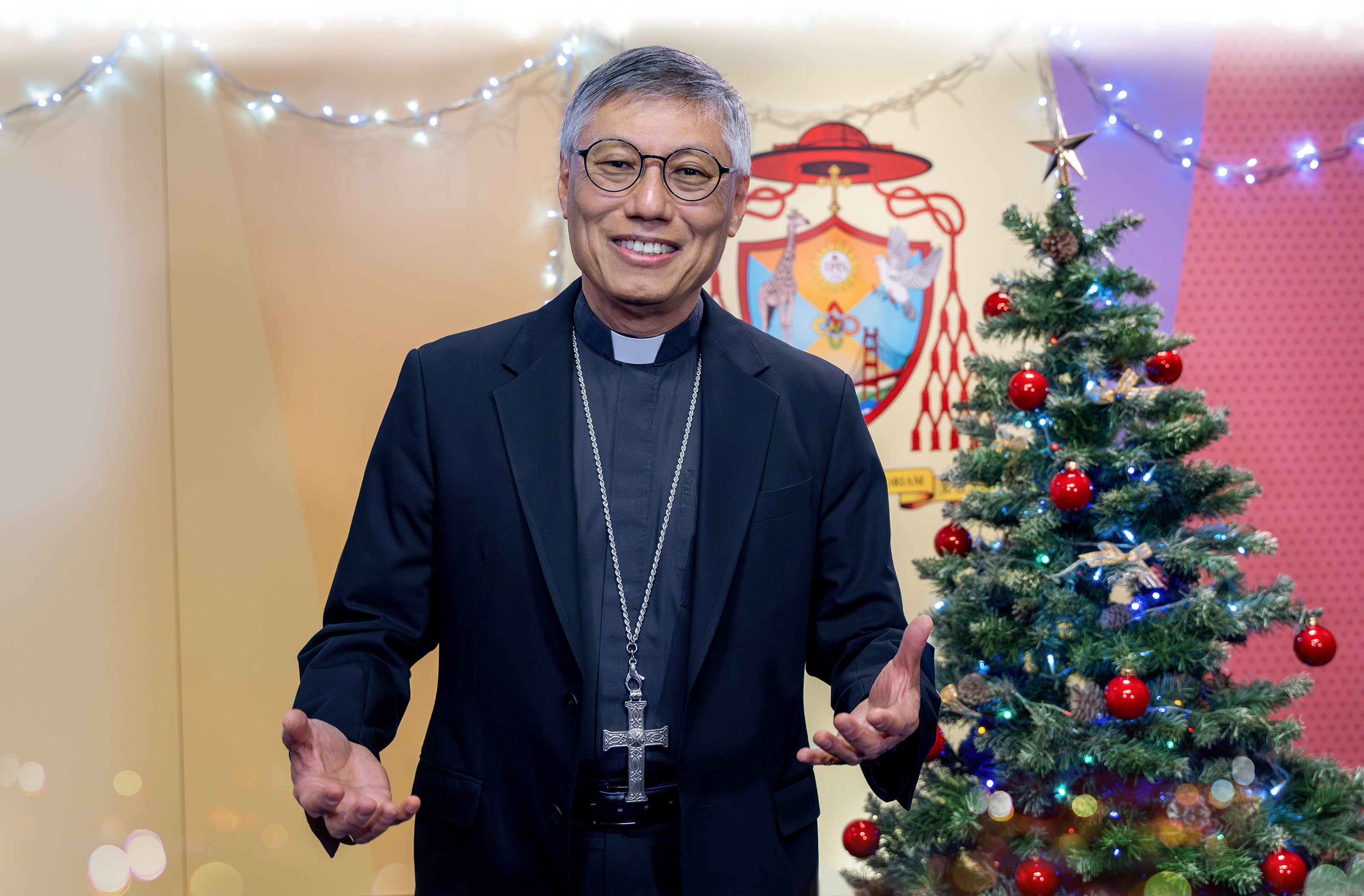 Cardinal Stephen Chow has acknowledged the challenges facing Hong Kong and the world, including the sluggish economy and increasingly tense geopolitics. Photo: Handout