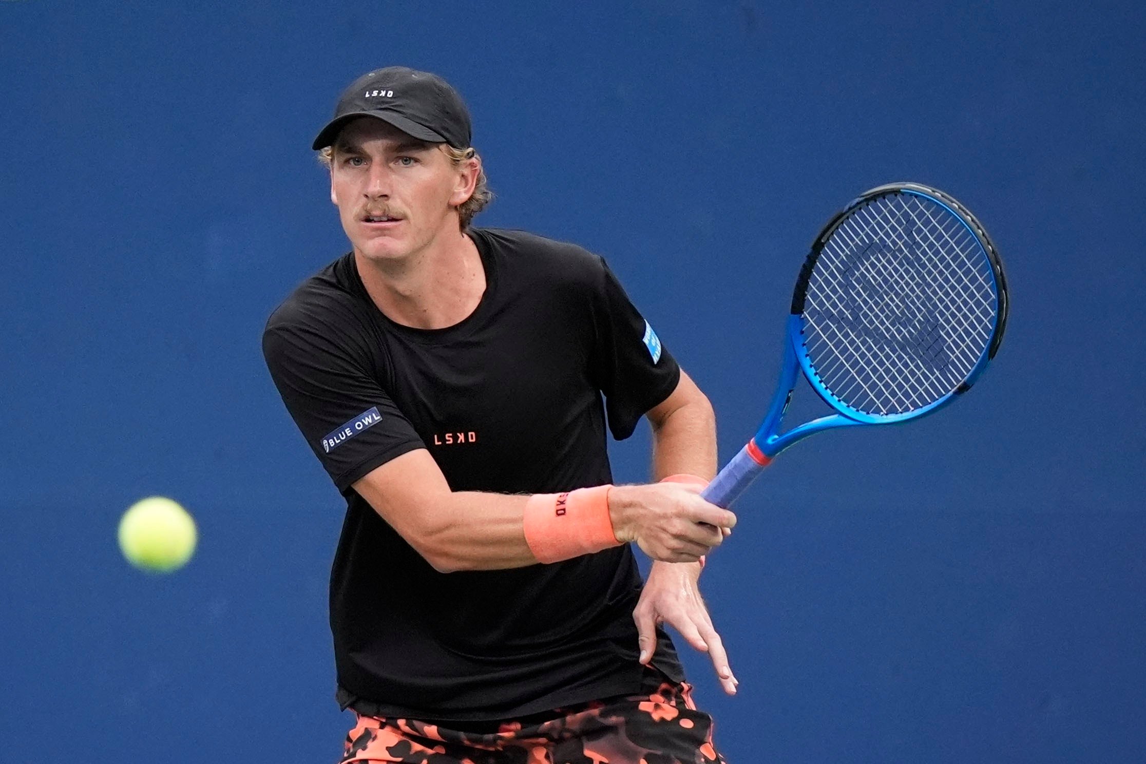 Max Purcell, seen here playing against Tommy Paul of the United States at the US Open, will not be able to play in the Australian Open in January. Photo: AP