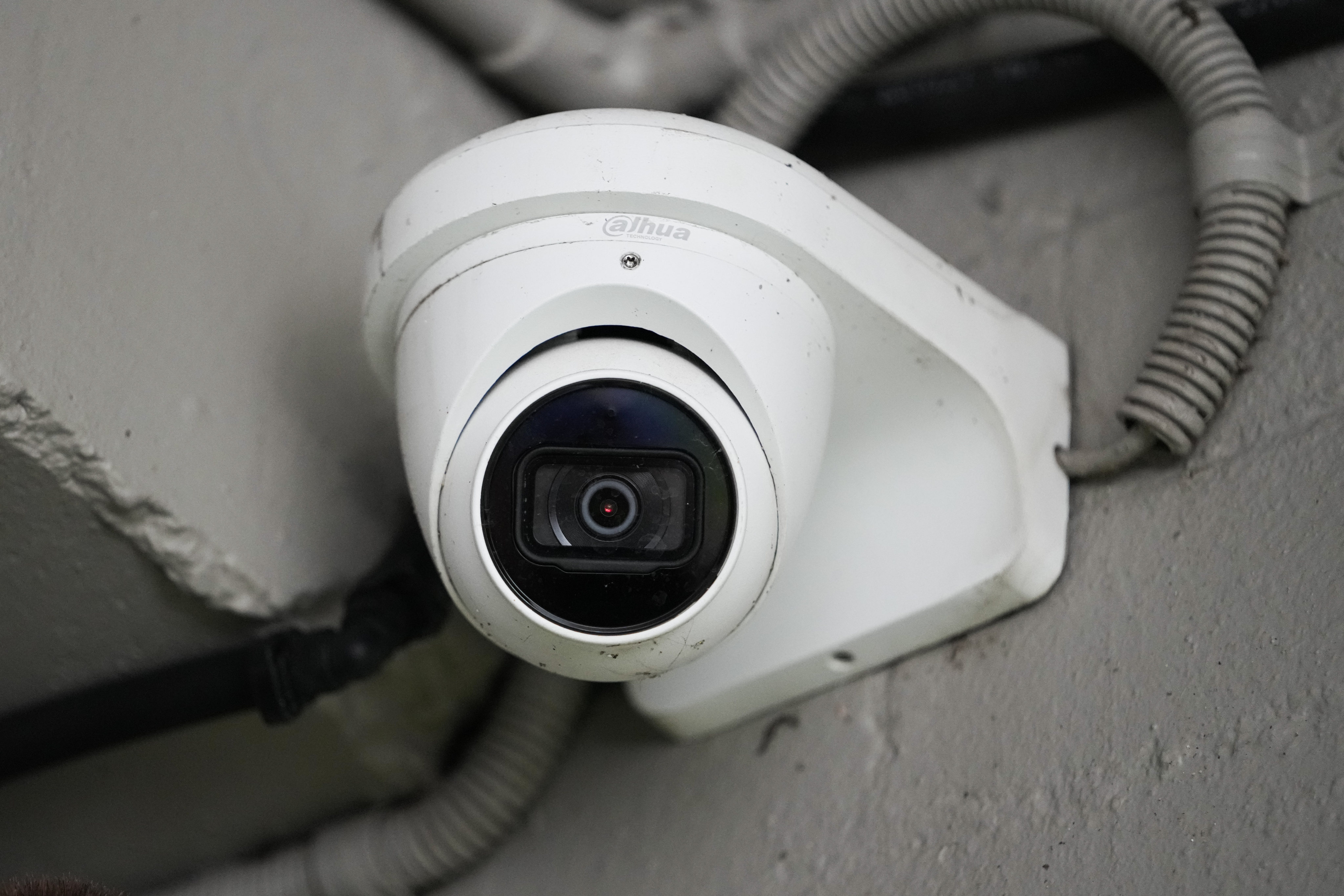 A Dahua security camera. Photo: AP Photo