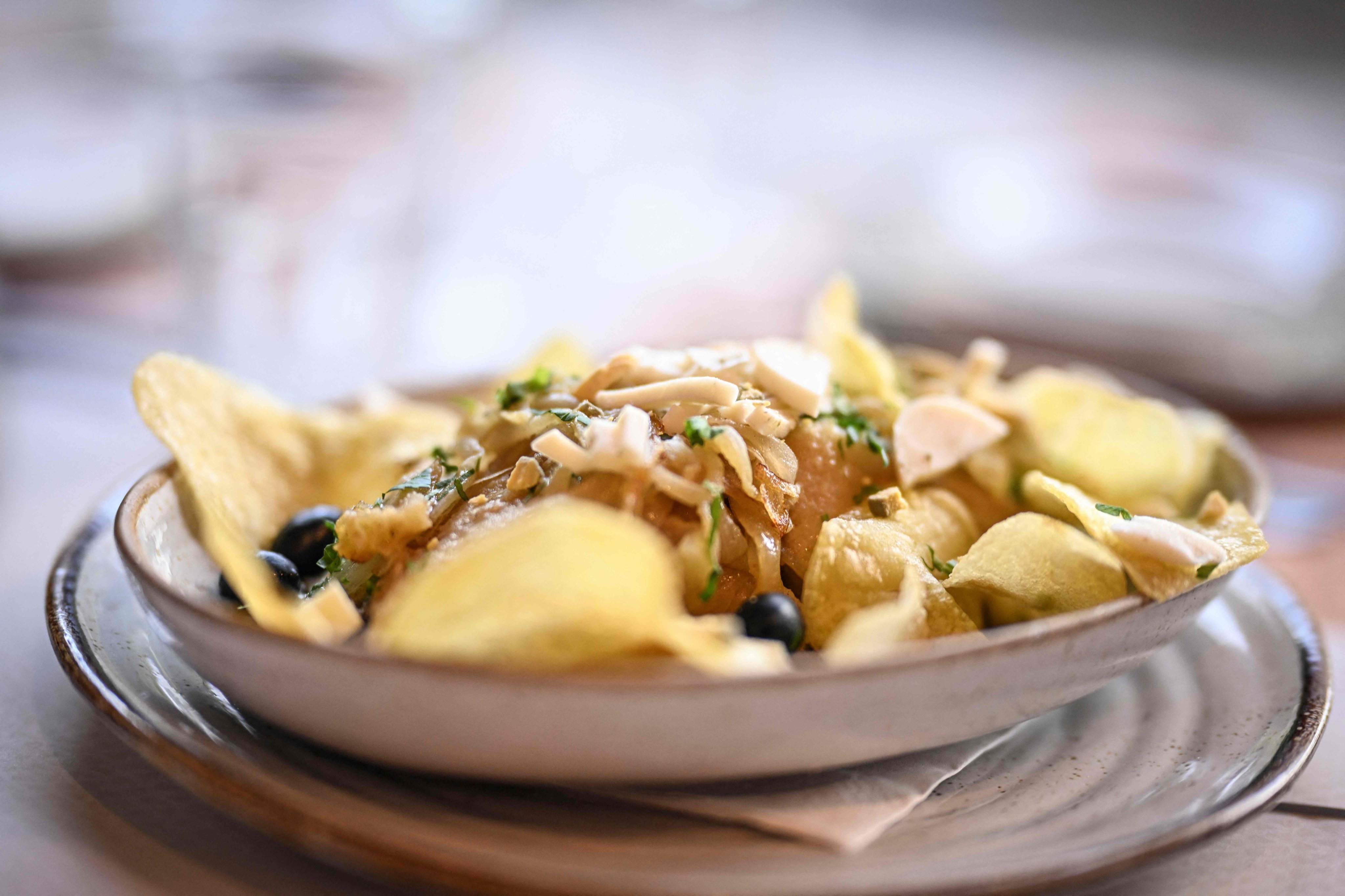 Portuguese chef Julio Fernandes’ dish “Bacalhau a Minhota”. Salt cod is traditionally eaten for Christmas in Portugal. Photo: AFP