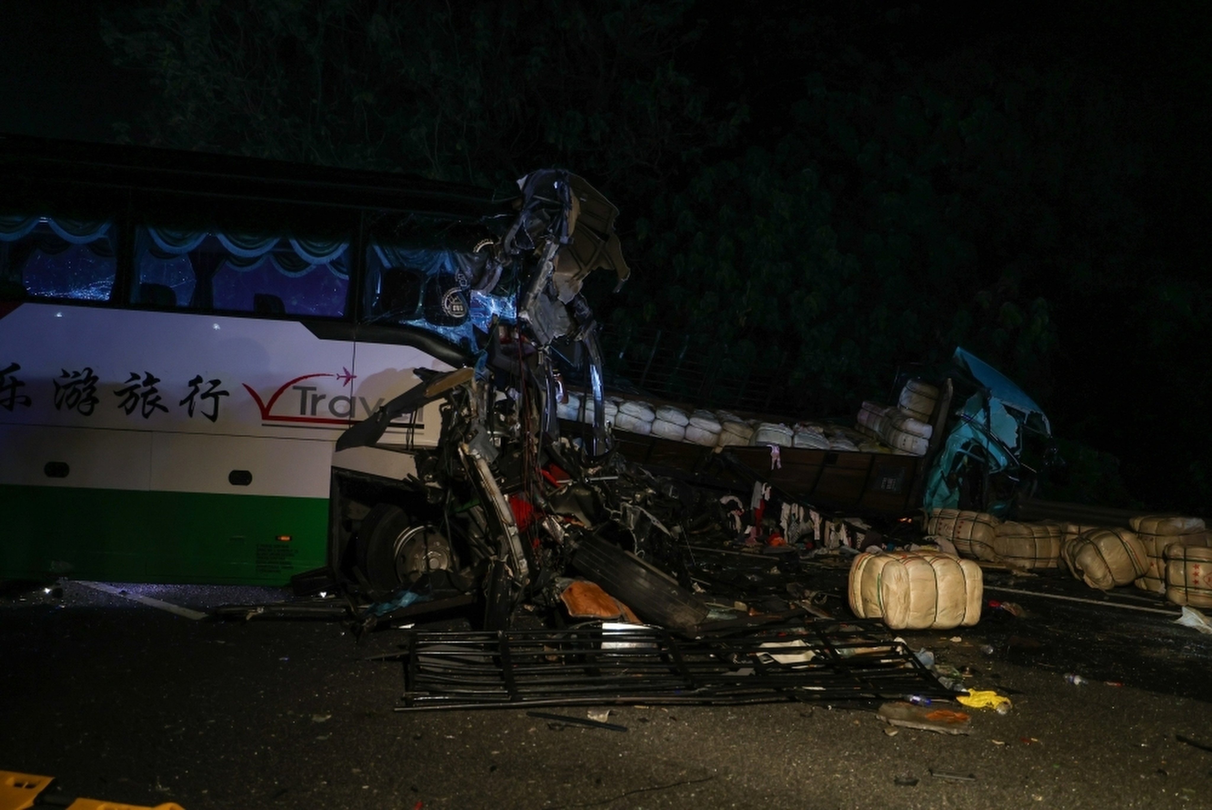 Seven people were killed in a road crash in Ayer Keroh, Malaysia’s Melaka, on Monday. Photo: Bernama