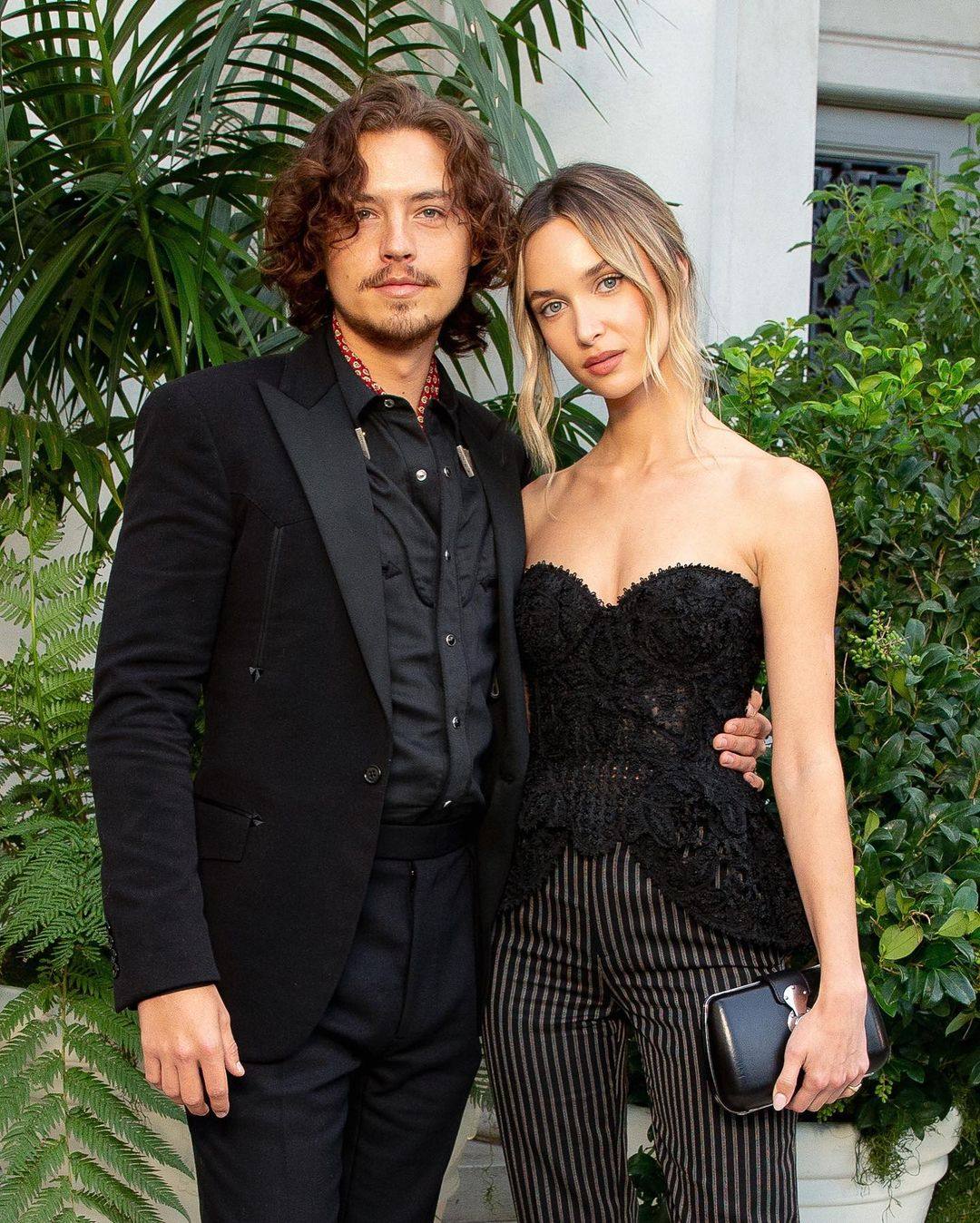 Cole Sprouse and his girlfriend, model Ari Fournier. Photo: @ariloufournier/Instagram