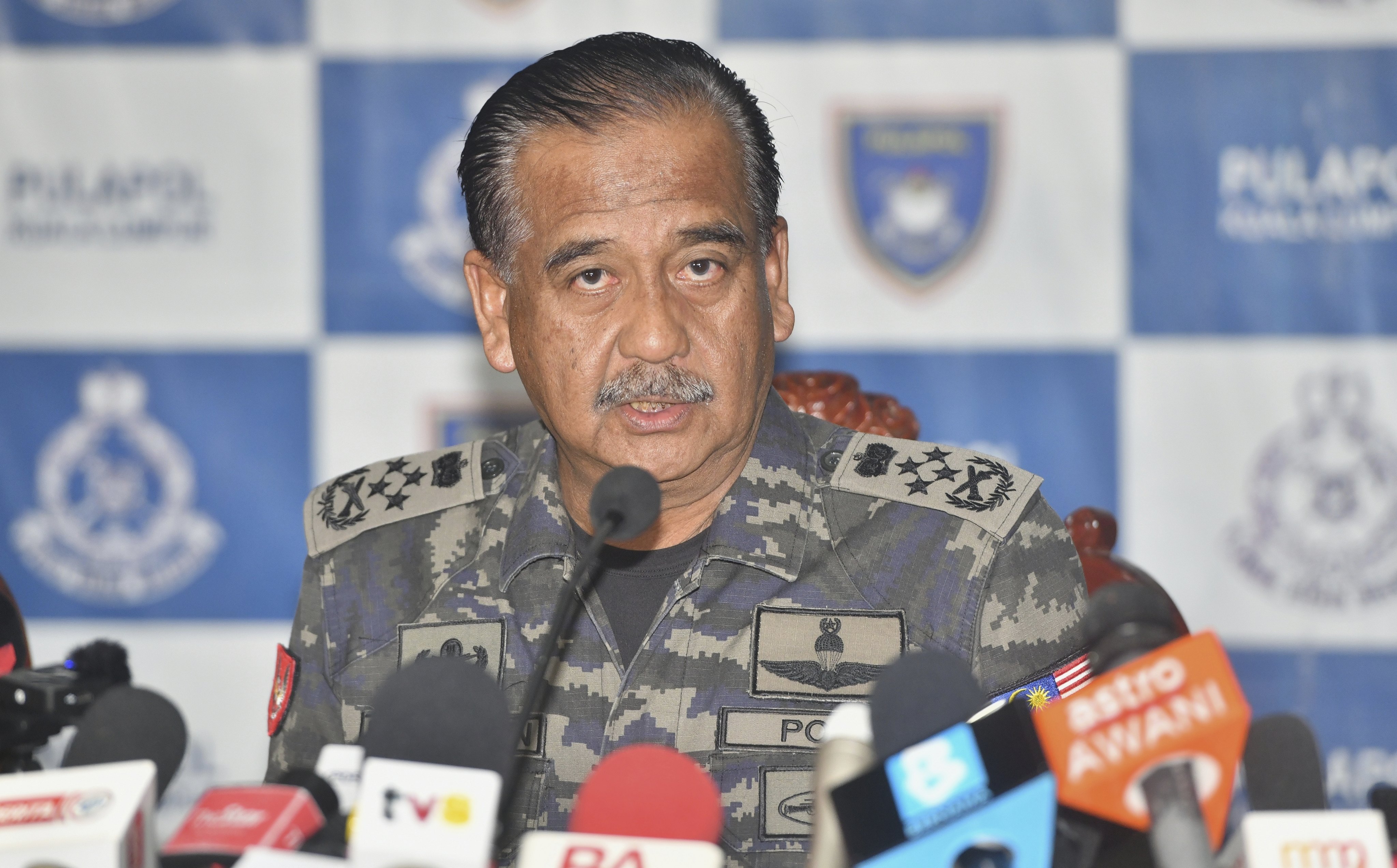 Malaysia’s police chief Razarudin Husain said the operation was part of efforts to track down perpetrators of online child sex abuse. Photo: AP