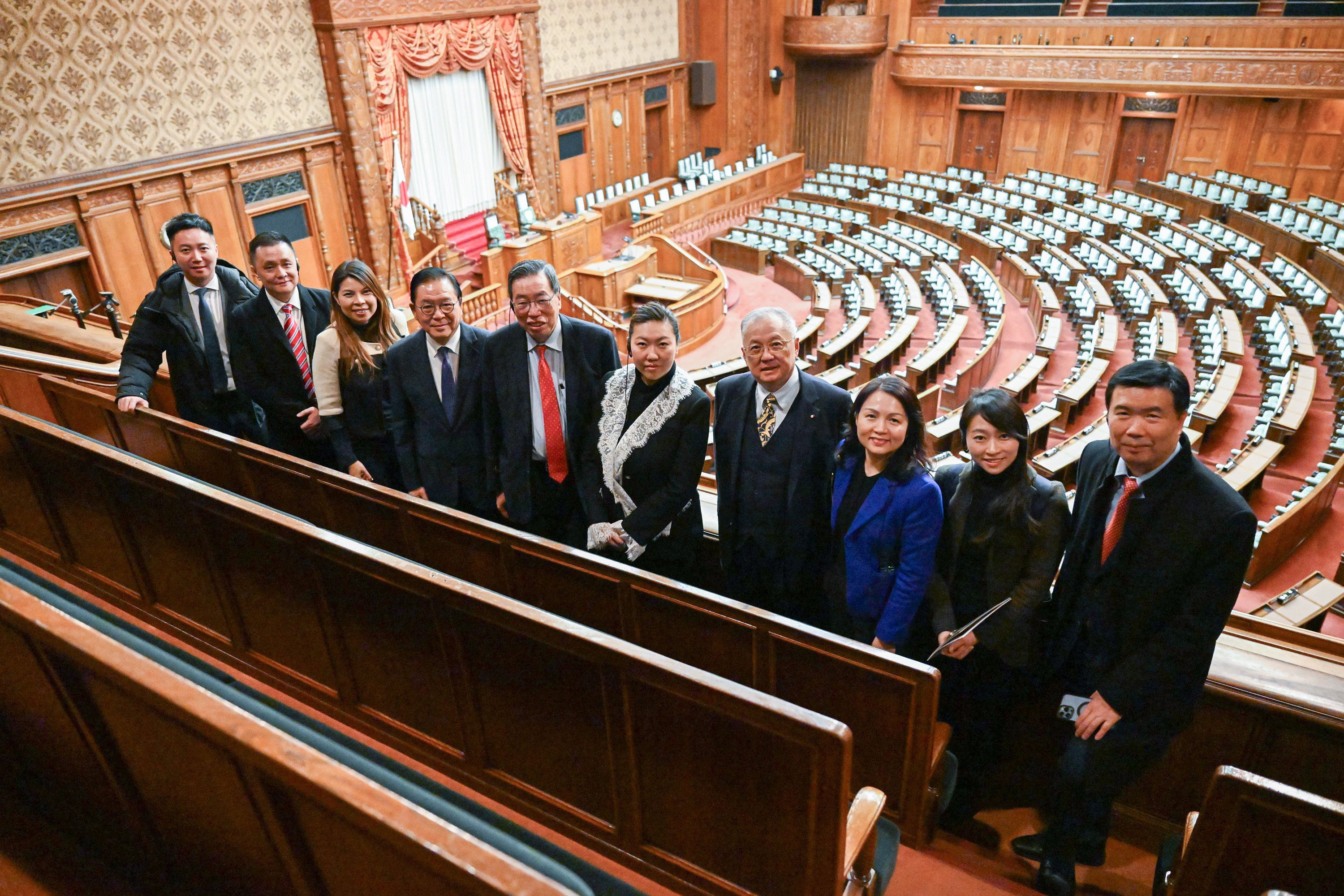 The Hong Kong delegation at the National Diet in Tokyo. Photo: SCMP