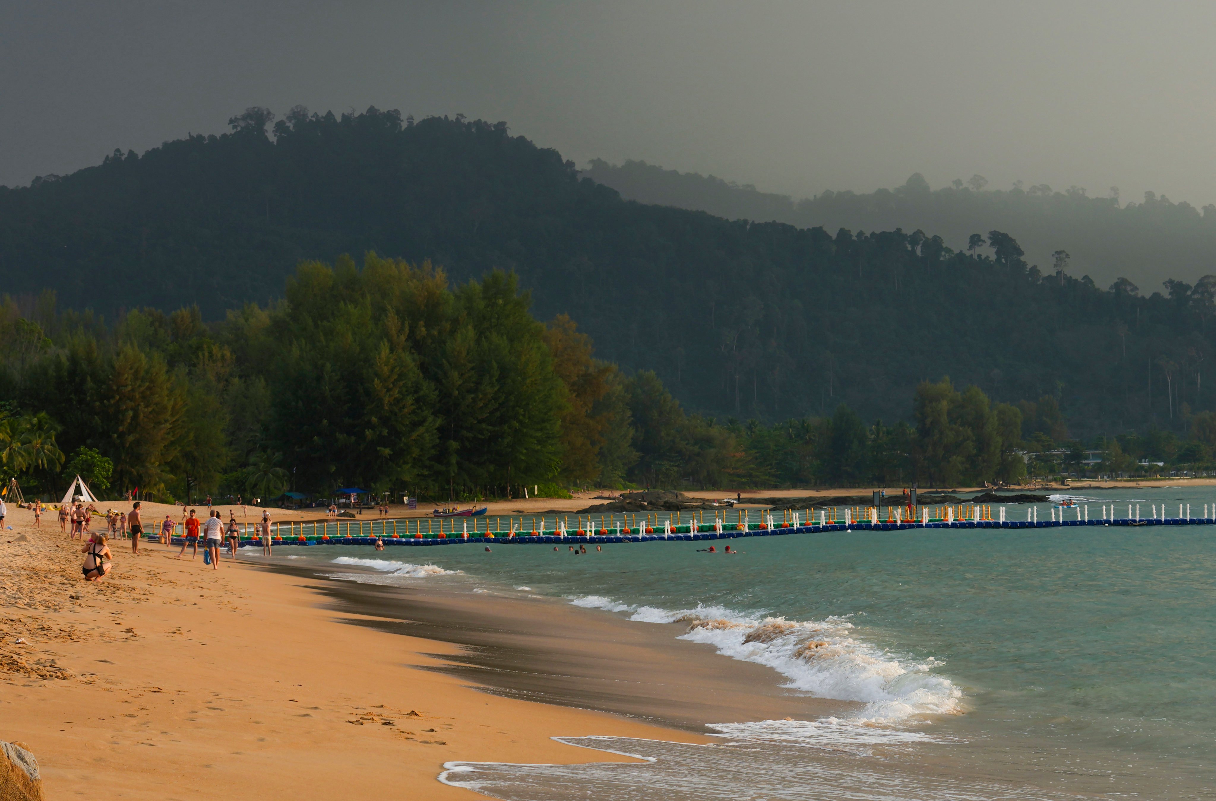 Tourists visit Thailand’s Bang Niang beach in Phang Nga province on December 8. Photo: AP