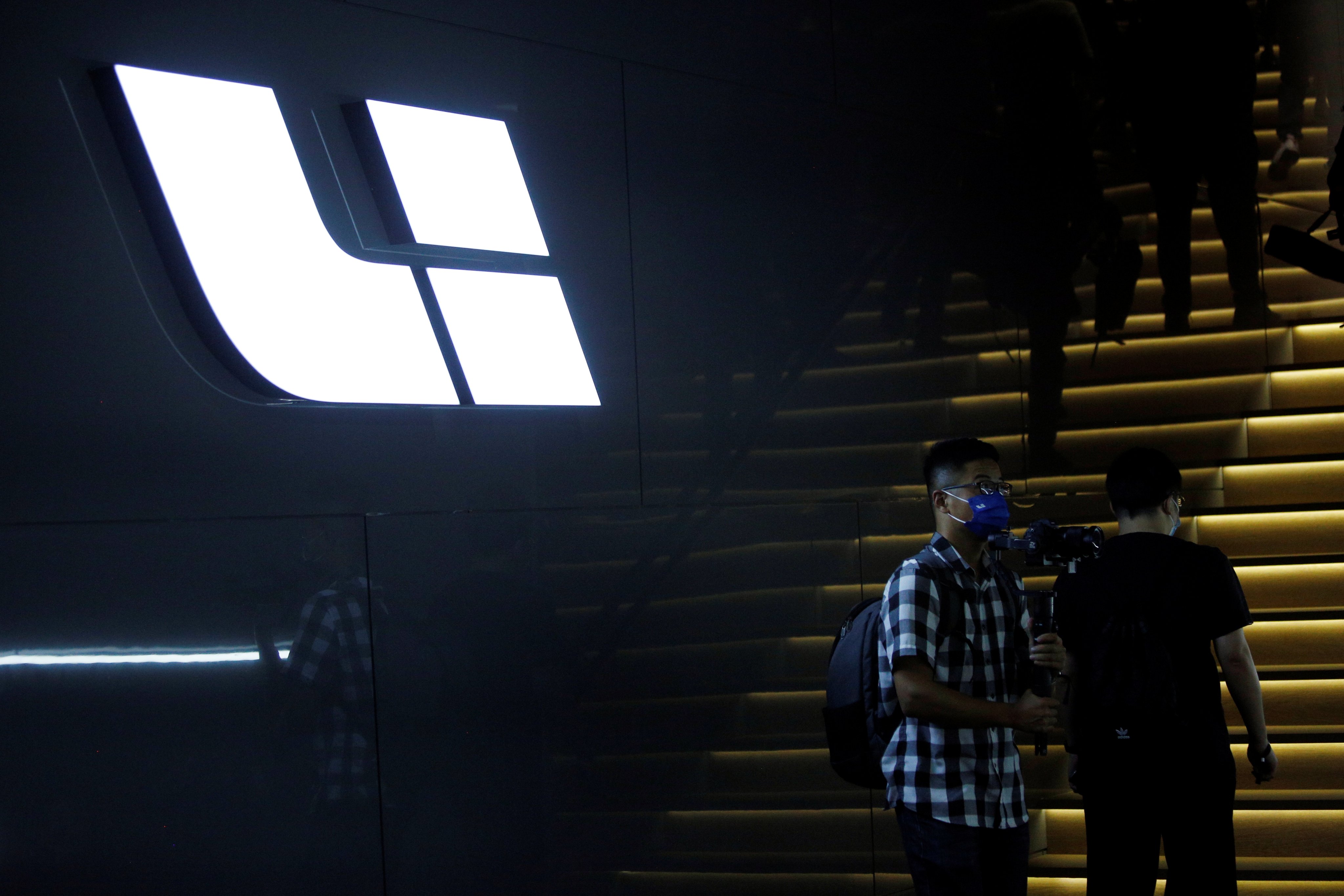 The logo of Chinese EV maker Li Auto. Photo: Reuters