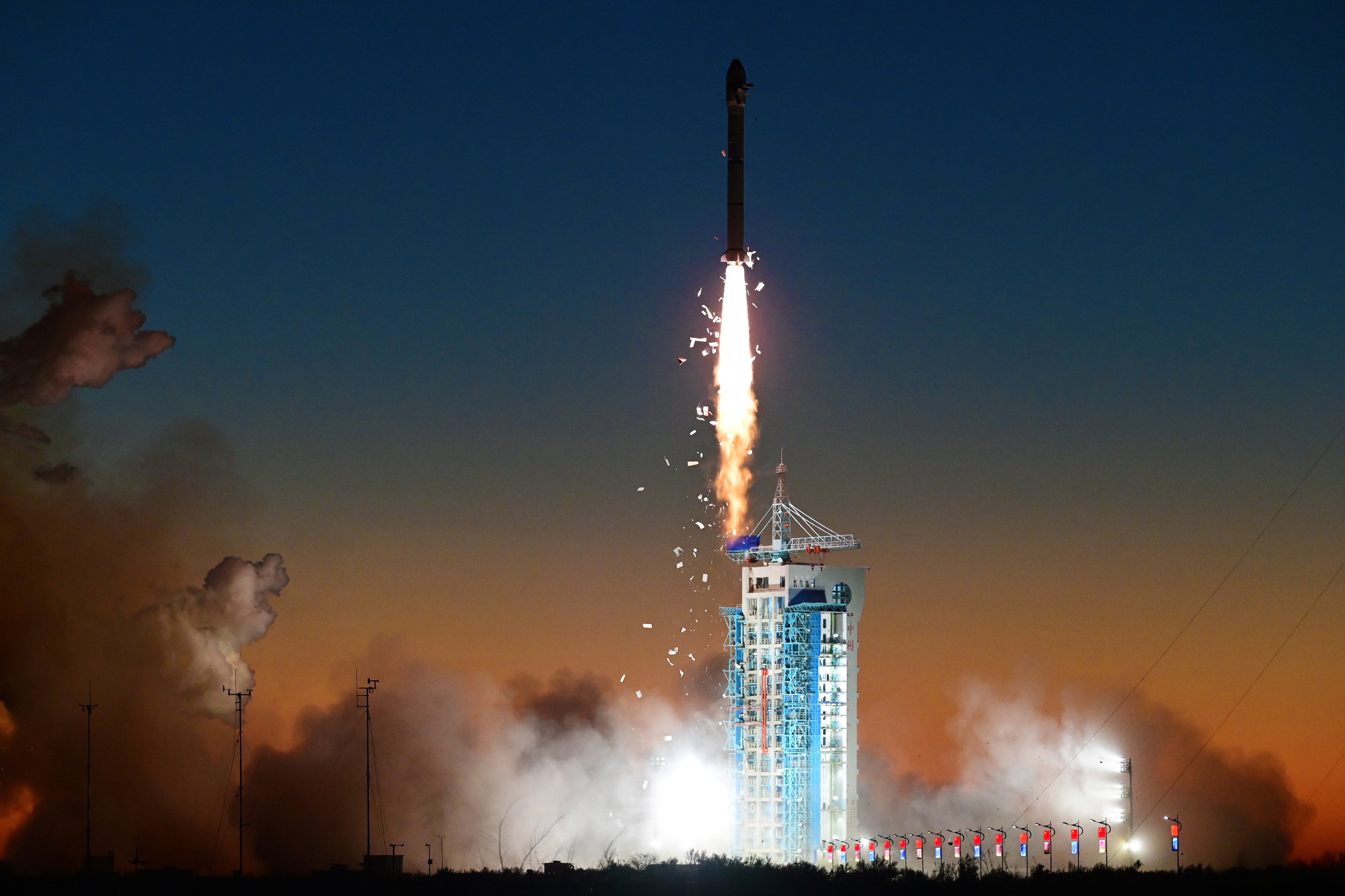 China says its committed to peaceful activities in outer space. Photo: Xinhua