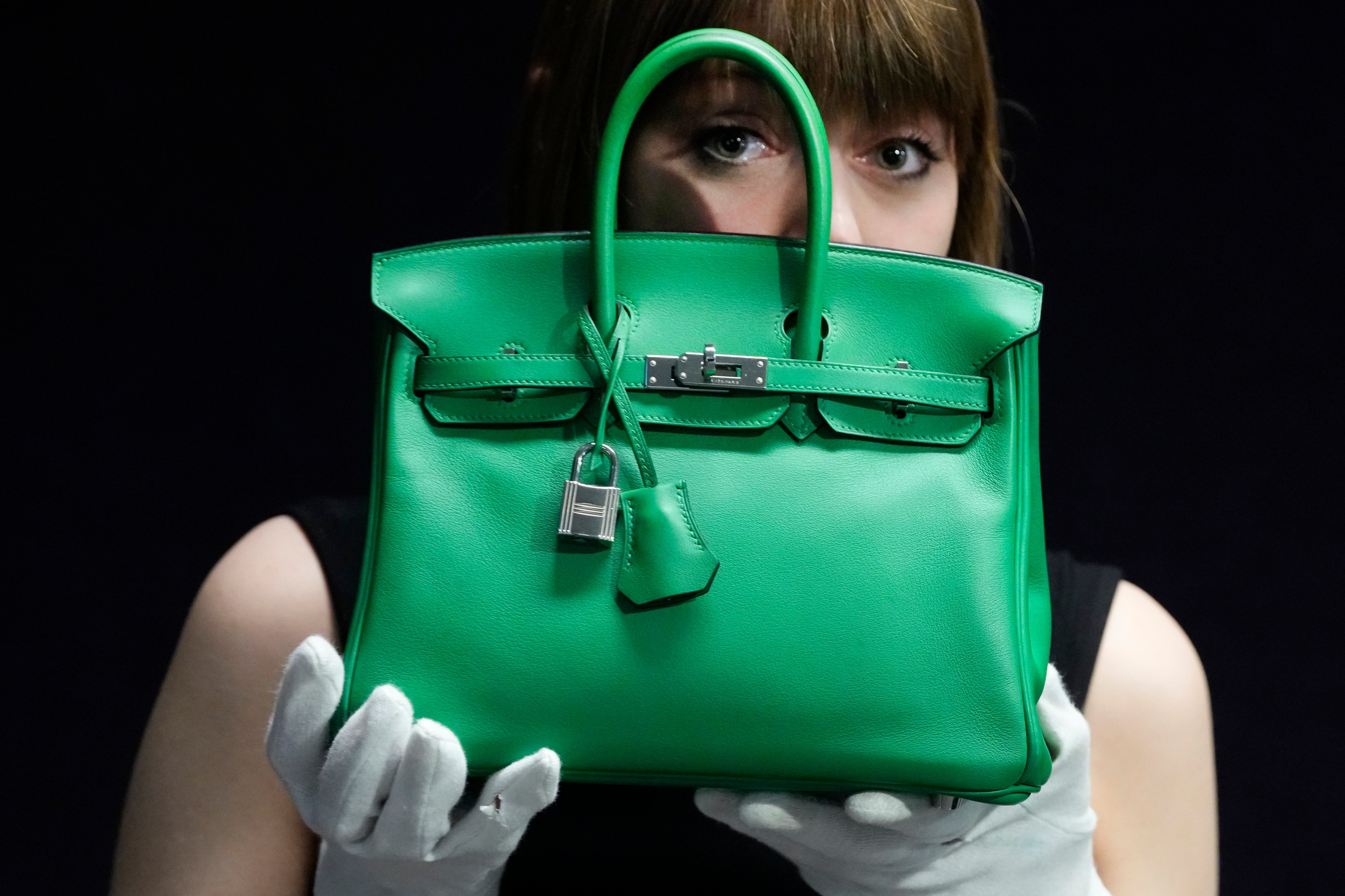 An Hermès Birkin 25 bag. US consumers sued for the right to buy one. Photo: AP