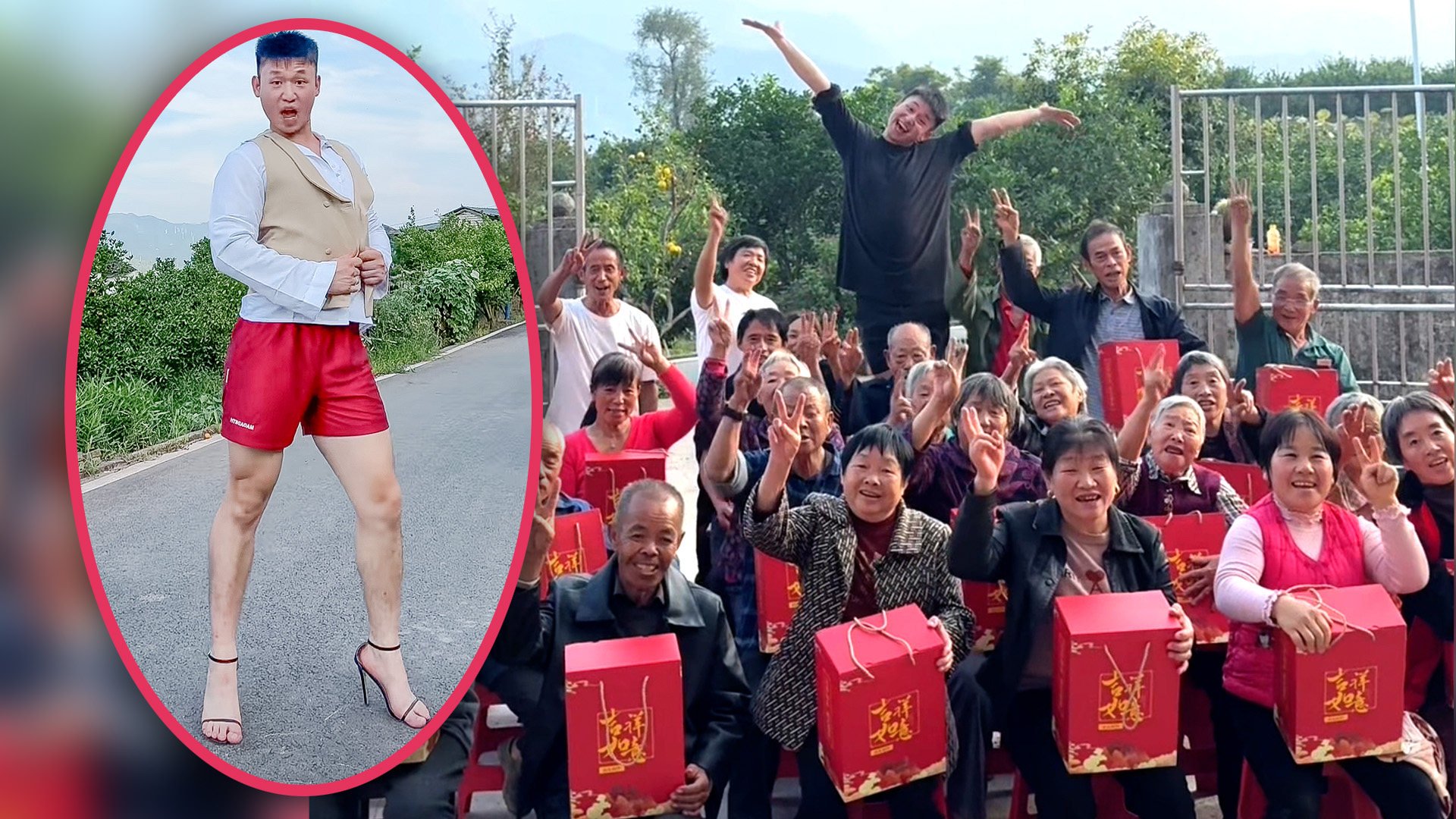 A live streamer from rural China has become the beating heart of his home village, and atrracted a massive online following, by wearing high heels to make fun videos which challenge traditional stereotypes.
Photo: SCMP composite/Douyin