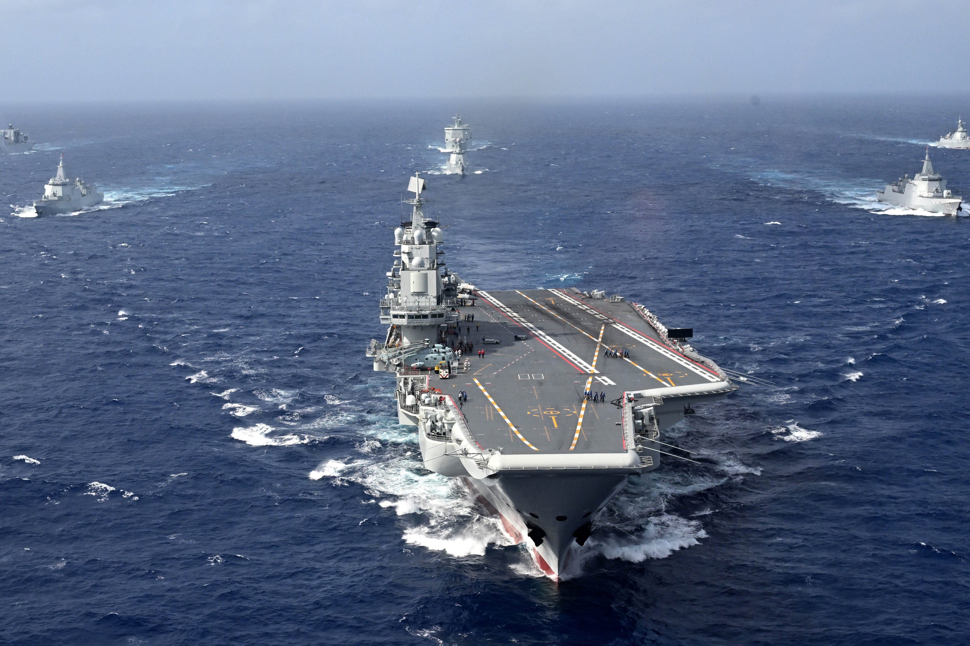 After adding key US military details to a Chinese war games simulation, it saw the US launched a stealth attack on a PLA carrier group. Photo: Xinhua