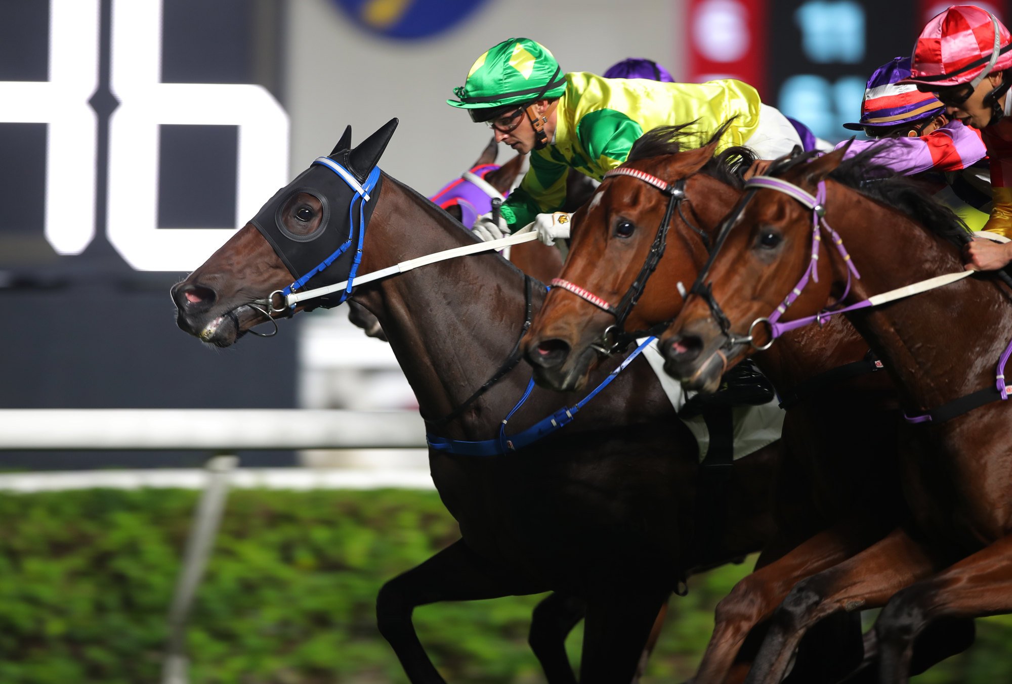 Lyle Hewitson bags a winner at Sha Tin last month.