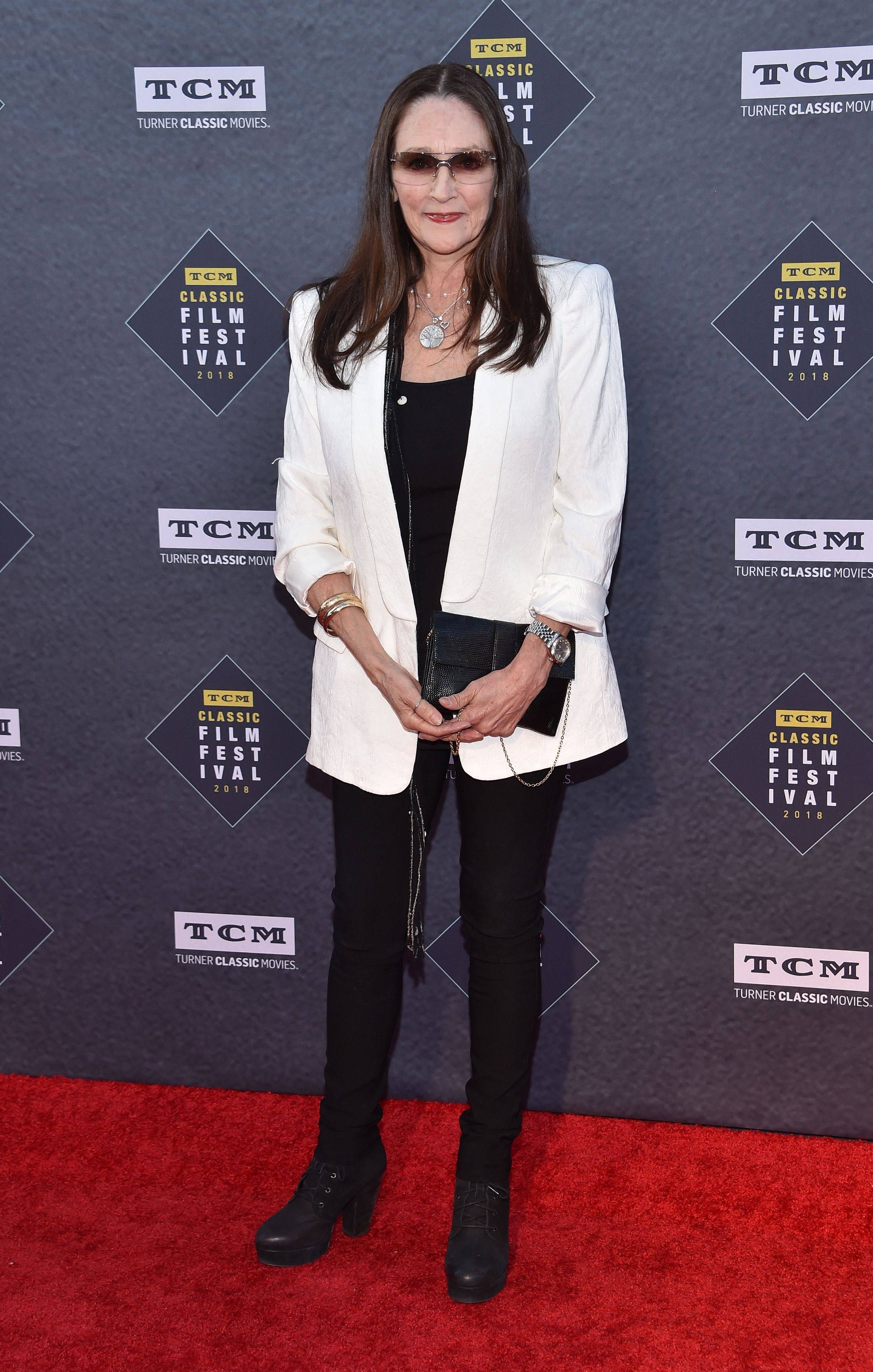 Olivia Hussey at the Opening Night Gala of the TCM Classic Film Festival at the TCL Chinese theatre in Hollywood, California in 2018. Photo: AFP