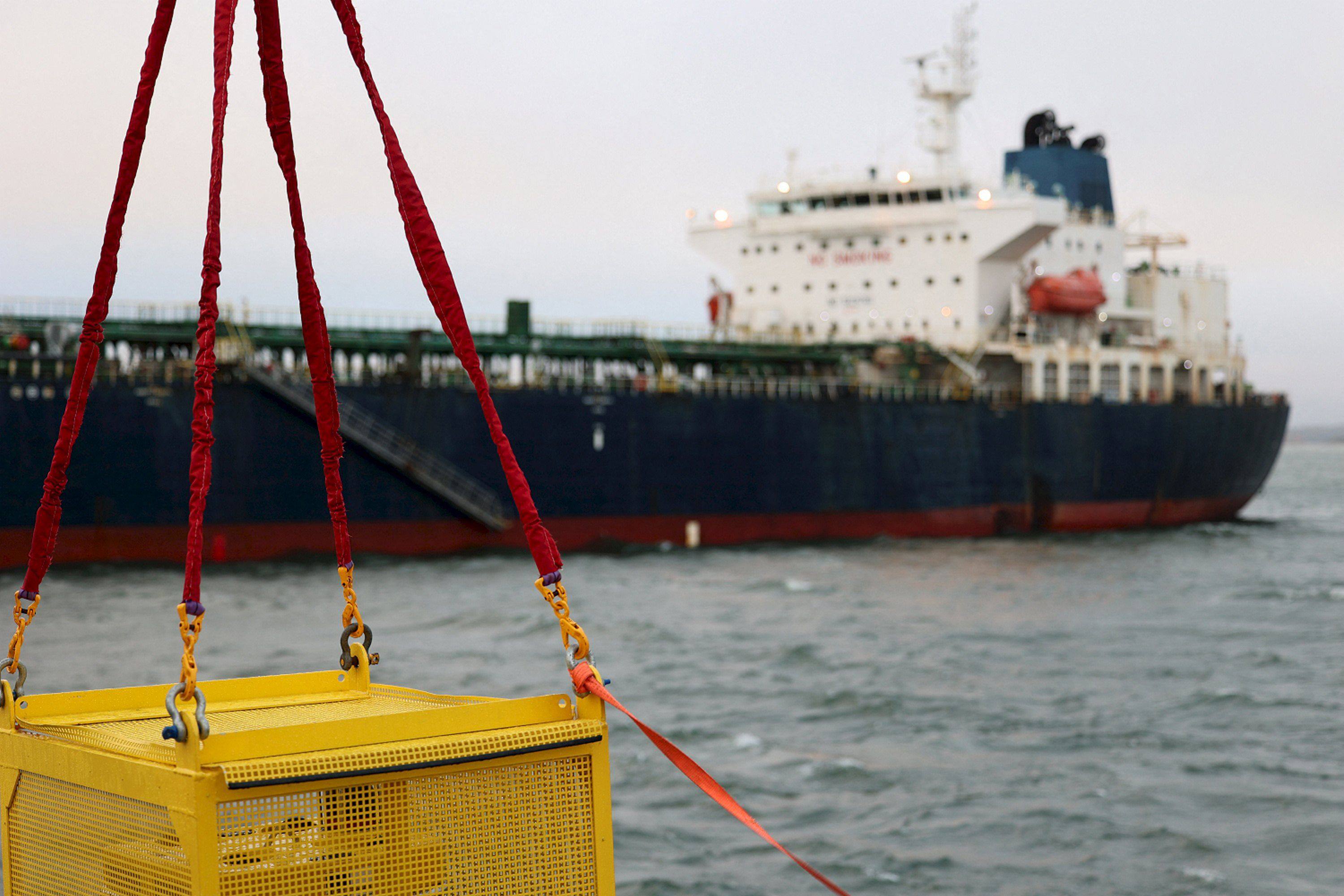 A robotic ROV (Remotely Operated Underwater Vehicle) used for underwater investigation off Porvoo (Borga), Gulf of Finland, as Finnish authorities investigate sabotaged Baltic Sea power cable. Photo: Finnish Police / AFP / Handout