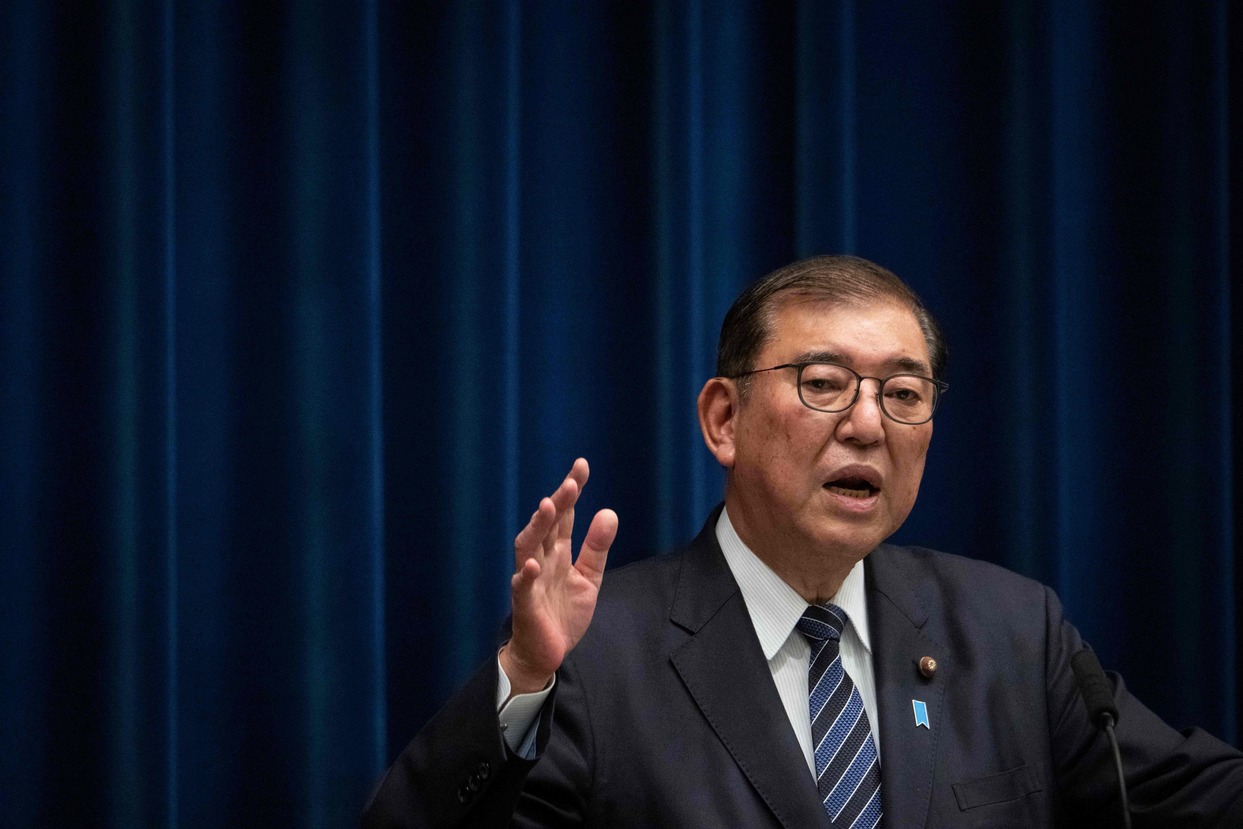 Japan’s Prime Minister Shigeru Ishiba. Photo: AFP