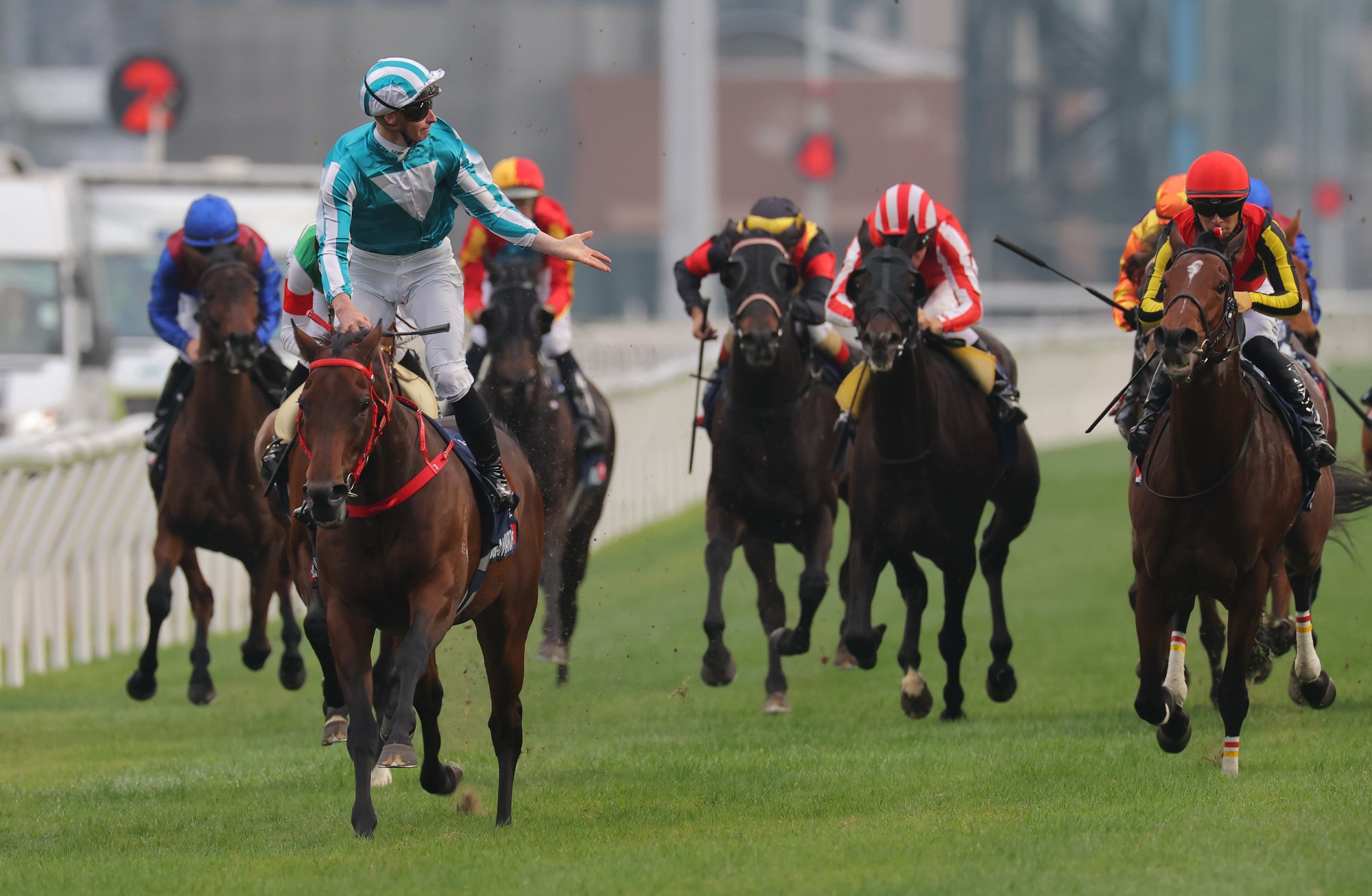 Romantic Warrior claims a Hong Kong Cup hat-trick under James McDonald.