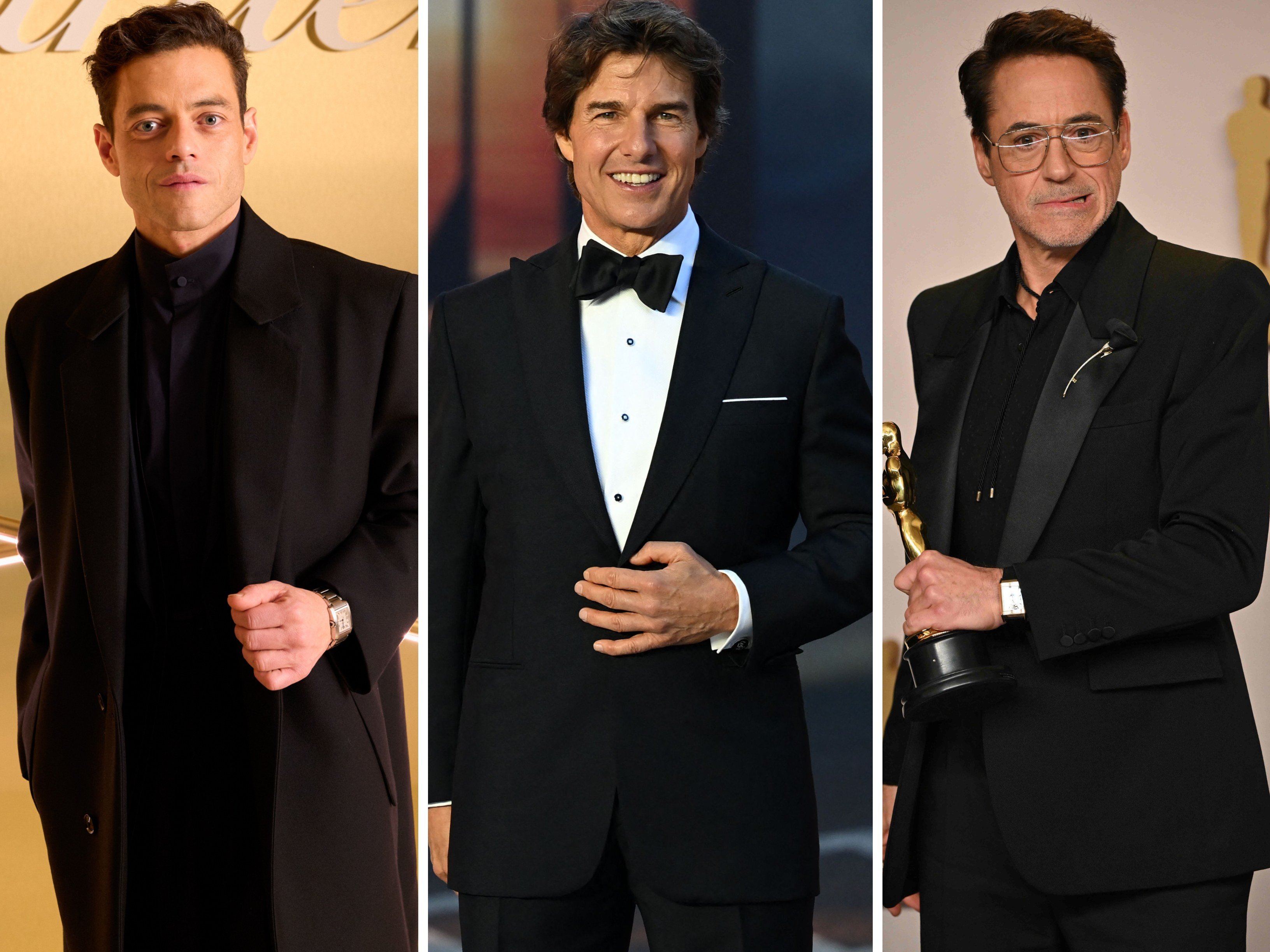 They look bigger on screen – just how short are some of Hollywood’s biggest male stars? Photos: Handout; AFP x 2