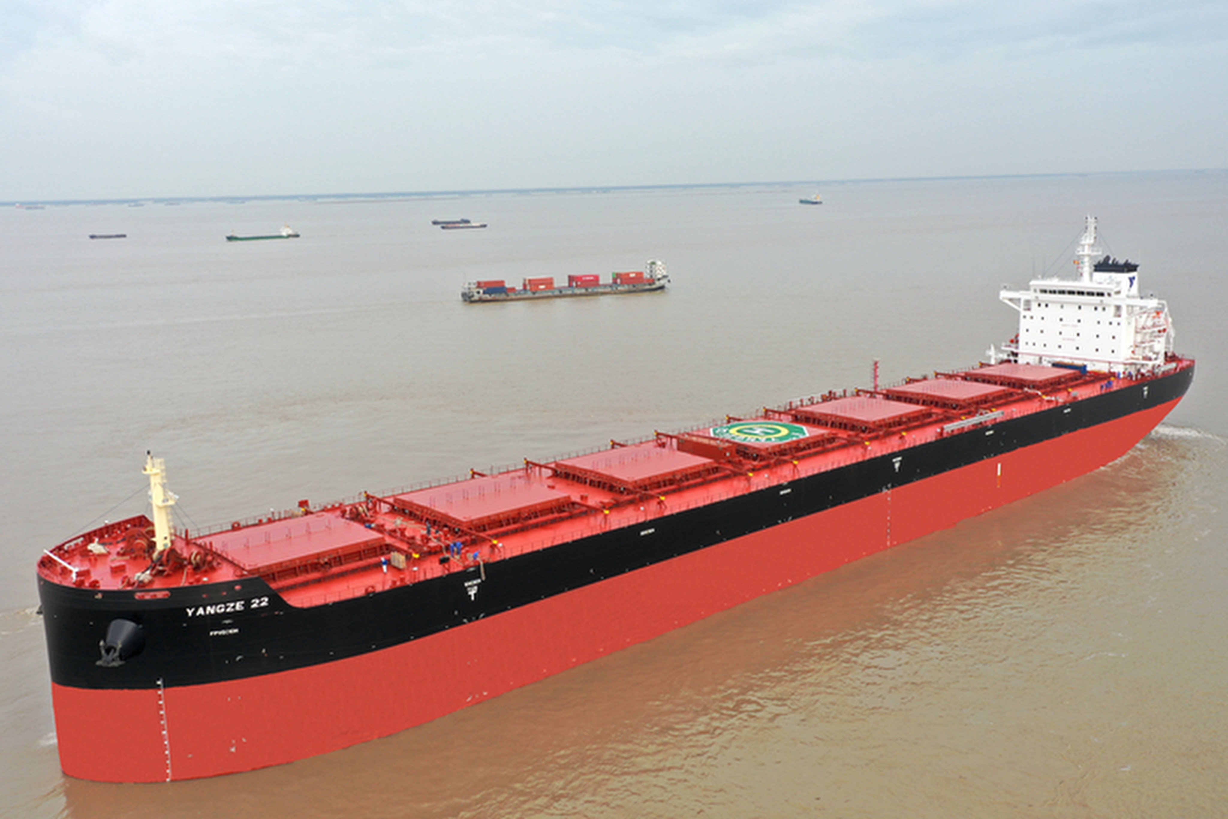 The Yangze 22 is a bulk carrier under the flag of Singapore. Photo: Yangzijiang Shipbuilding Group/File