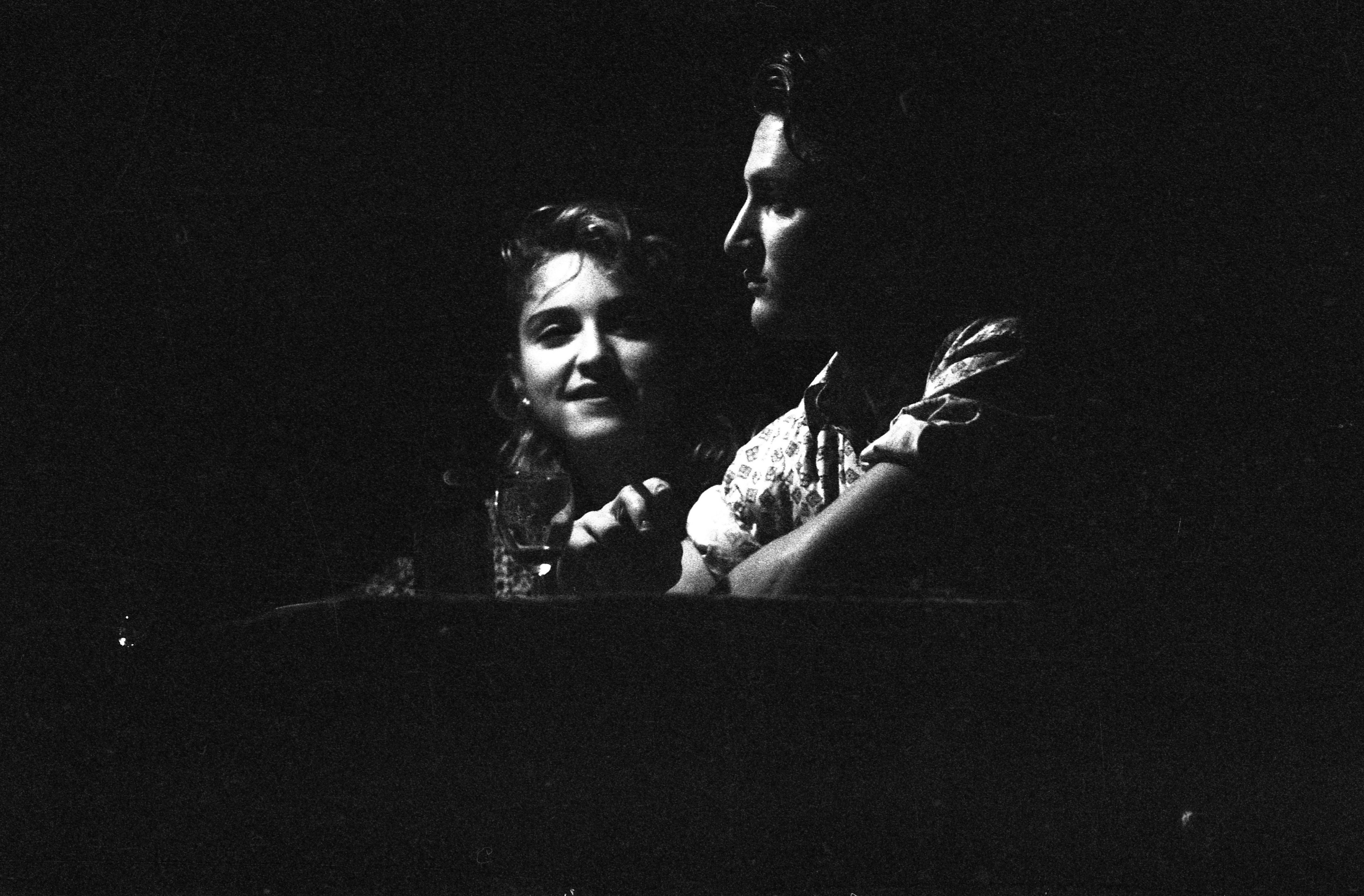 Madonna and her actor husband Sean Penn were snapped by an intrepid Post photographer dining in the Godown restaurant in Central during her trip to Hong Kong in early 1986 to shoot the film Shanghai Surprise. Photo: SCMP Archives