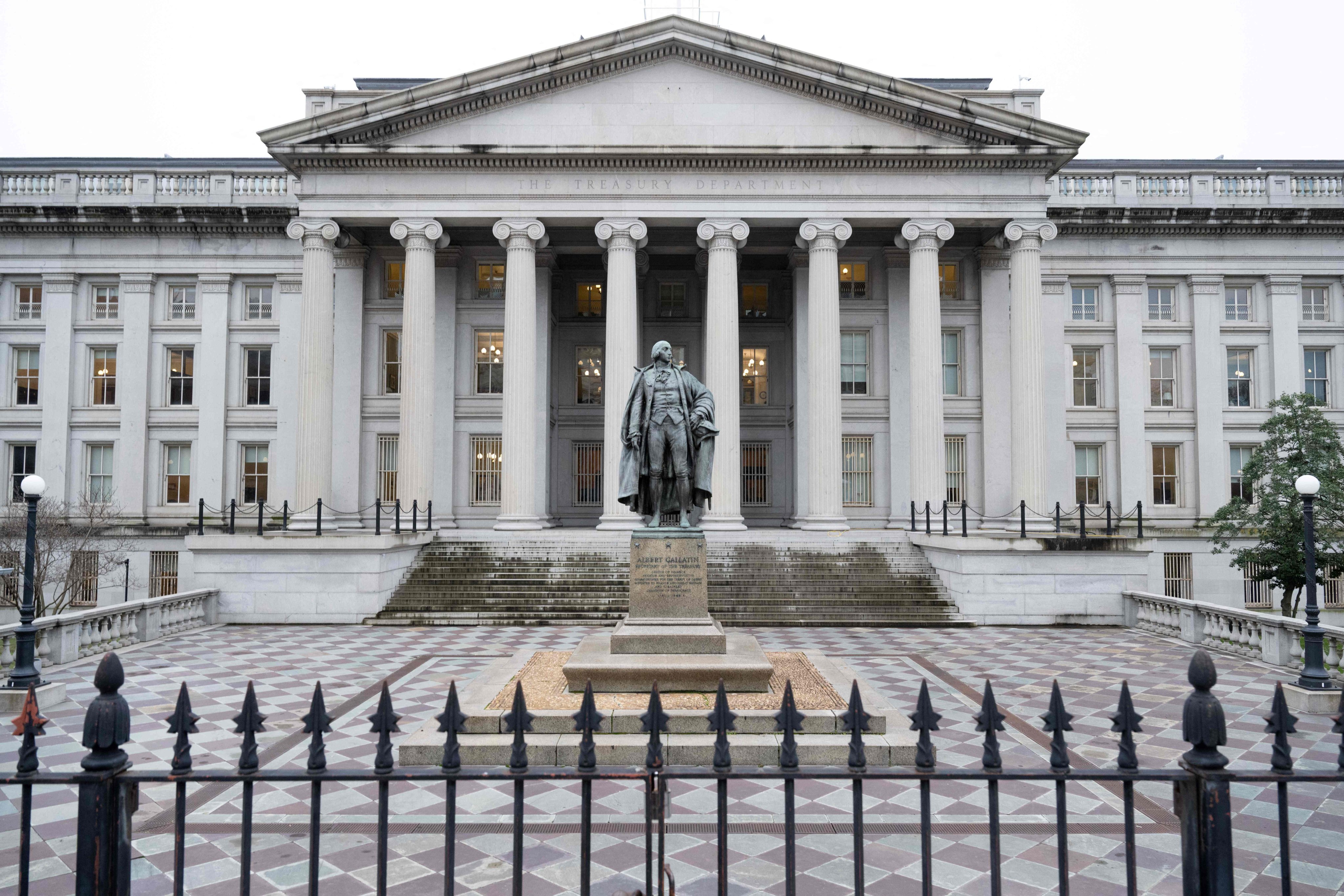 The US Treasury Department building in Washington. Photo: AFP