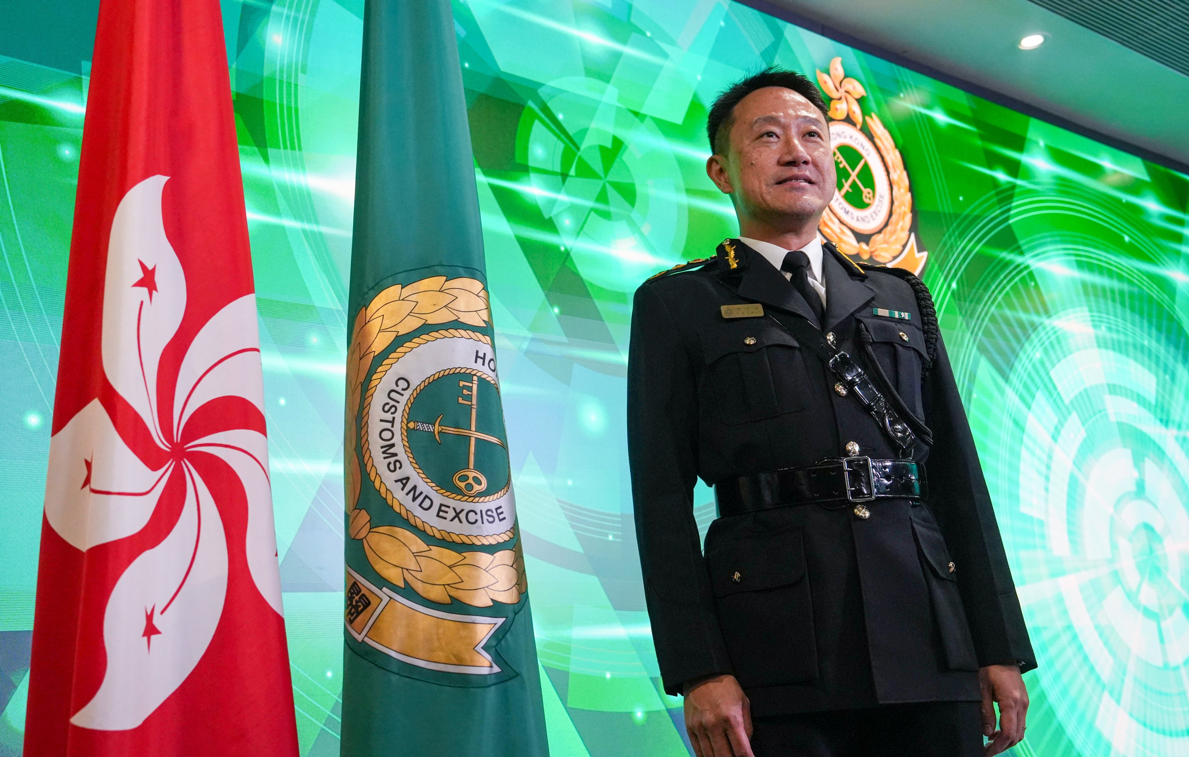 The new commissioner of customs, Chan Tsz-tat. Photo: Sun Yeung