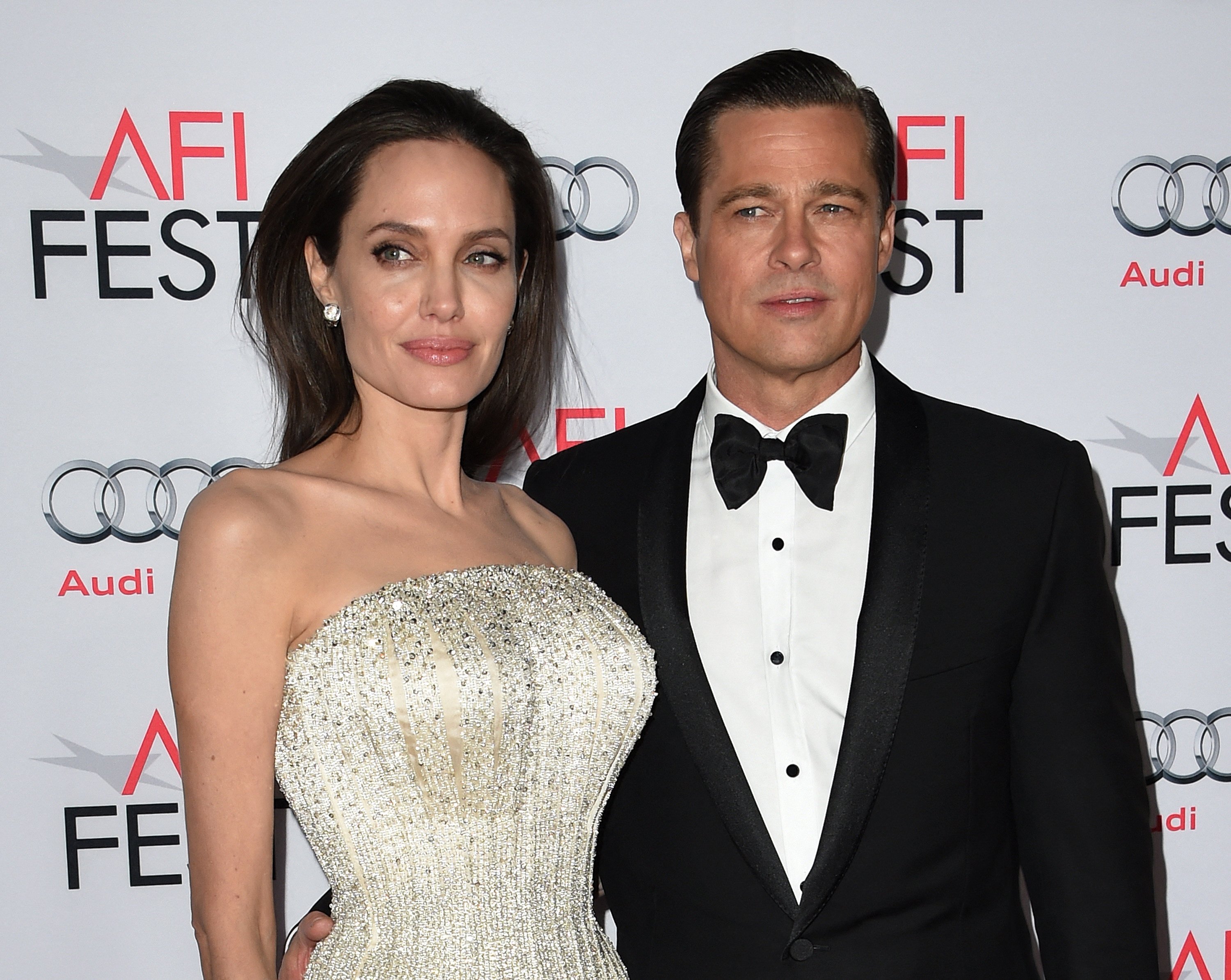 Angelina Jolie and Brad Pitt in 2015. They reached a divorce settlement as 2024 ended. File photo: TNS