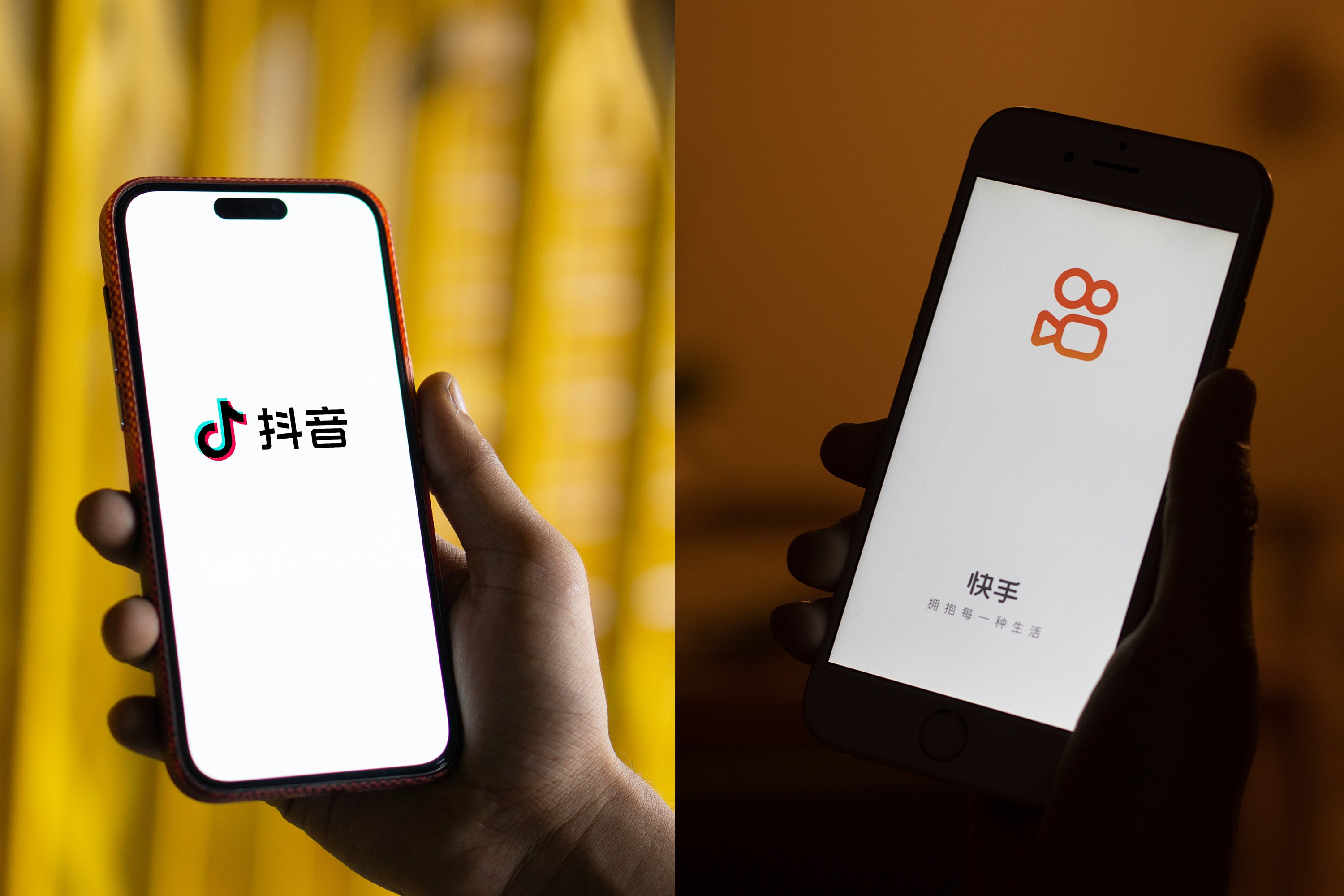 TikTok’s Chinese sibling Douyin and rival platform Kuaishou Technology continue to lead the country’s short video market. Photo: Shutterstock