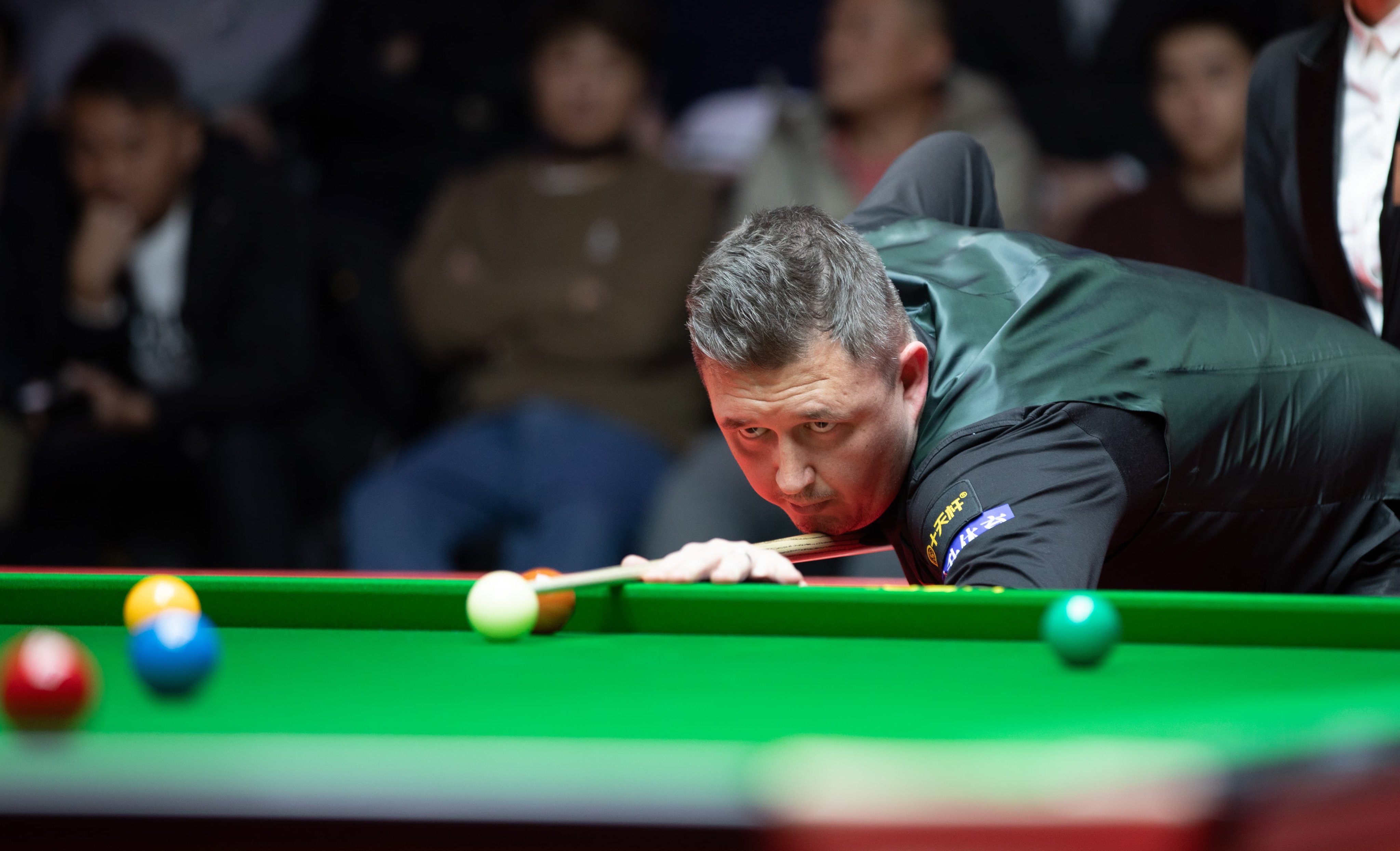 Englishman and Blues fan Kyren Wilson in action in Macau. Photo: Handout