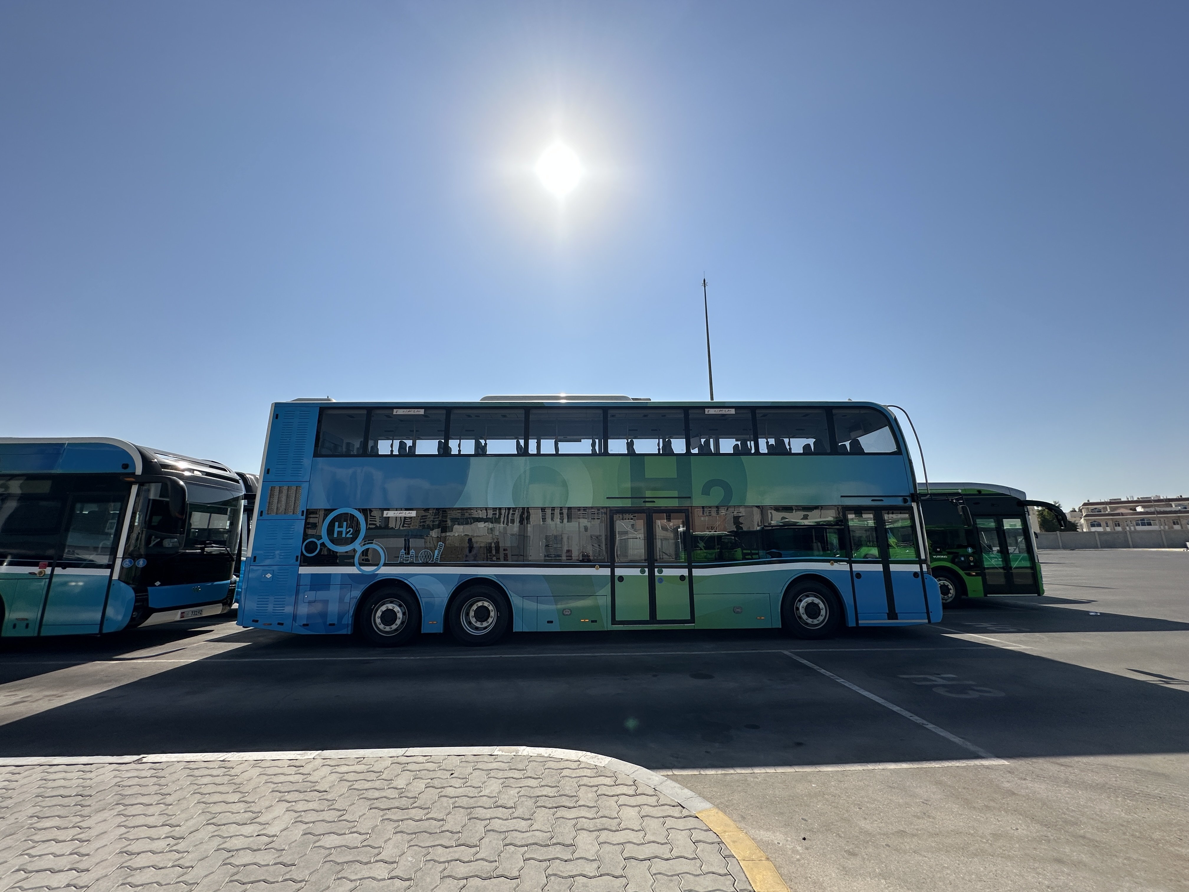 Wisdom Motor has supplied three hydrogen-powered bus models to Abu Dhabi. Photo: Aileen Chuang