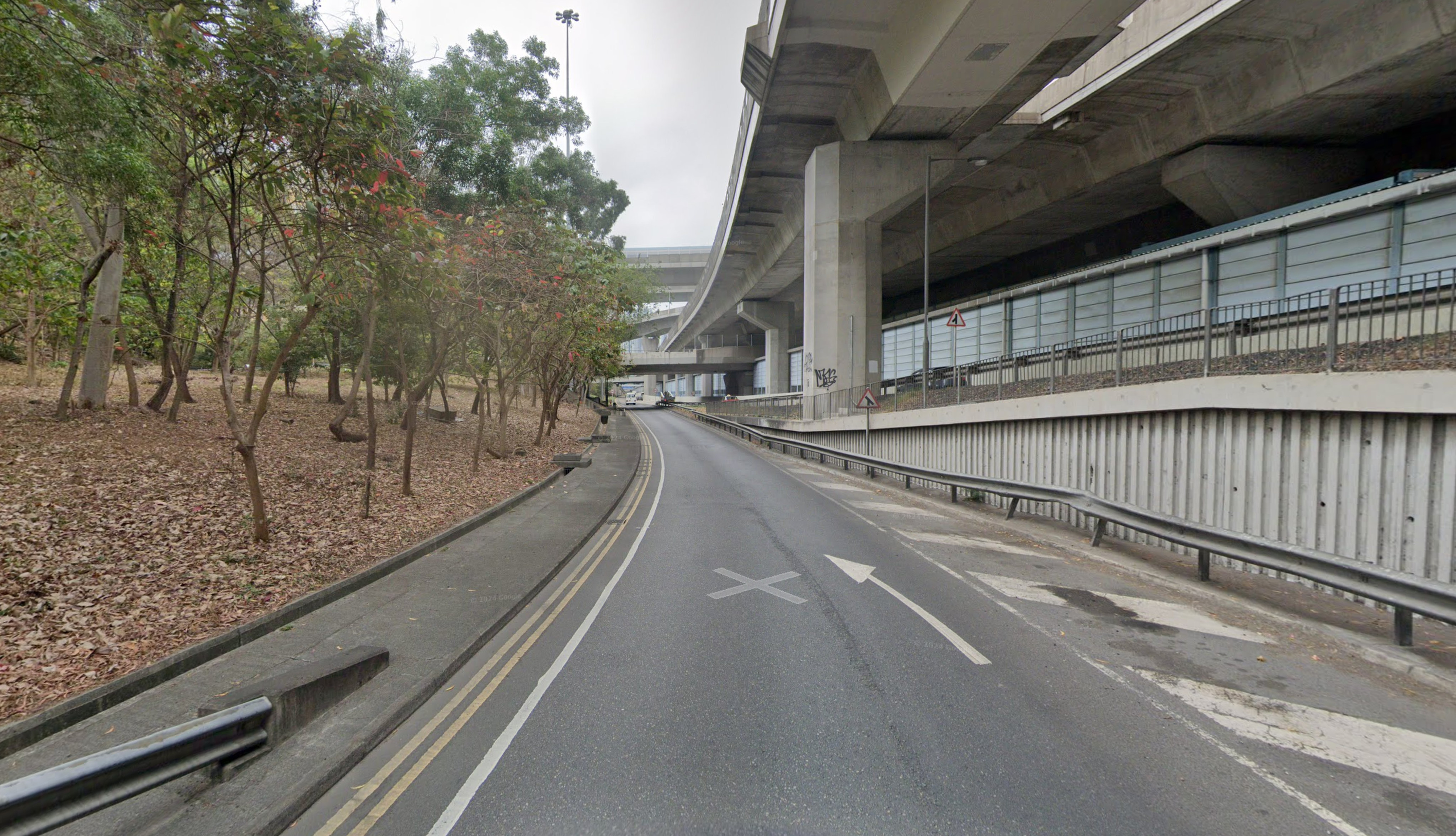 The van had been parked near the intersection of Lai Po Road and Lin Cheung Road in Cheung Sha Wan. Photo: Google Maps
