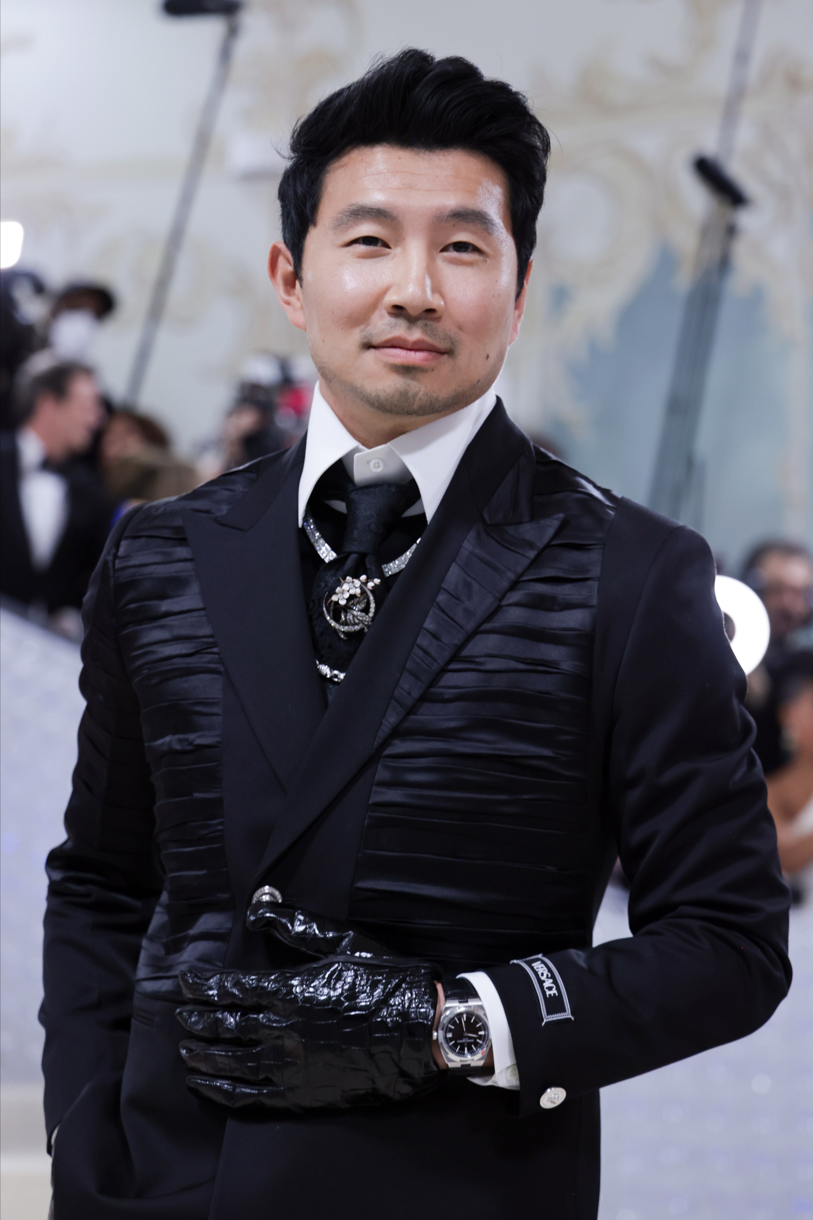 Canadian actor Simu Liu arrives on the carpet for the 2023 Met Gala in New York in May 2023. Photo: EPA-EFE