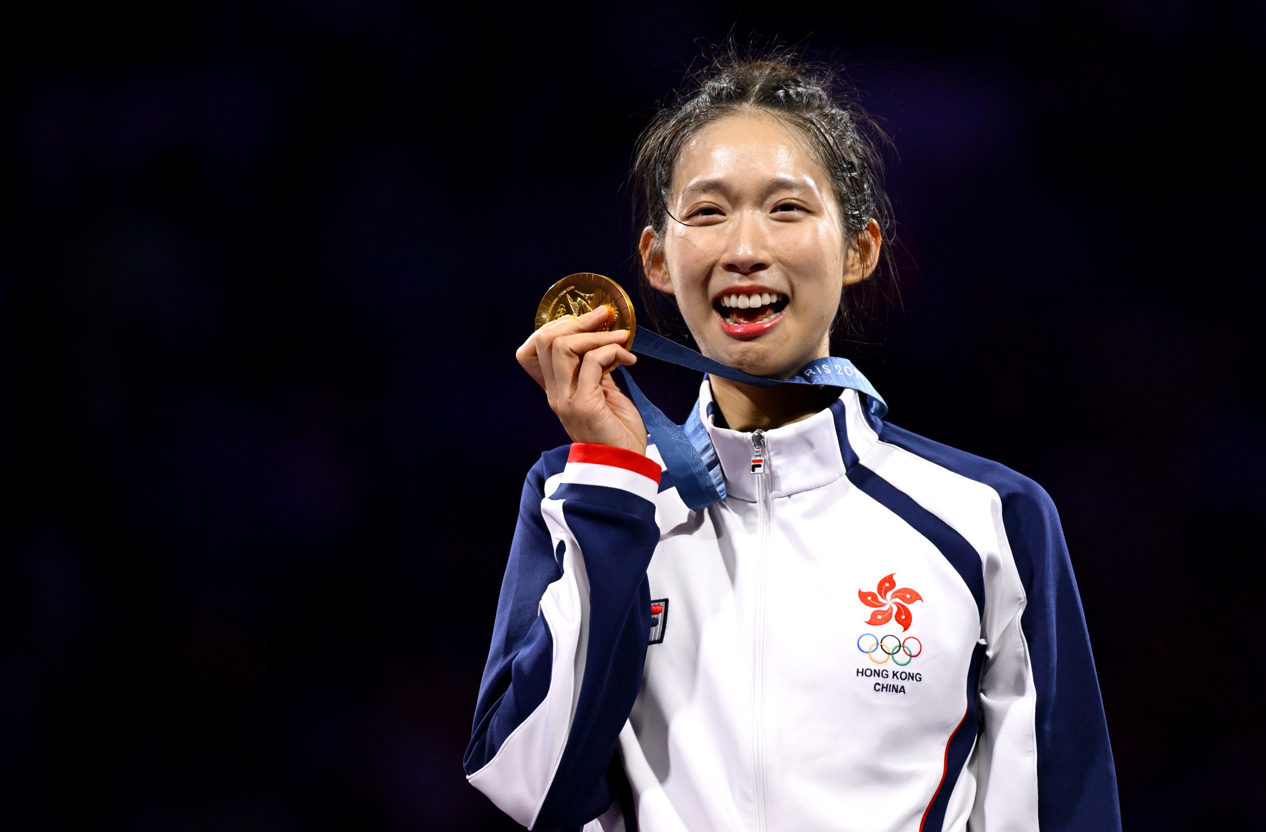 Hopefully we will see more tears of joy in 2025, like the ones Vivian Kong shed after winning gold in the women’s epee at the Paris Olympics. Photo: Xinhua