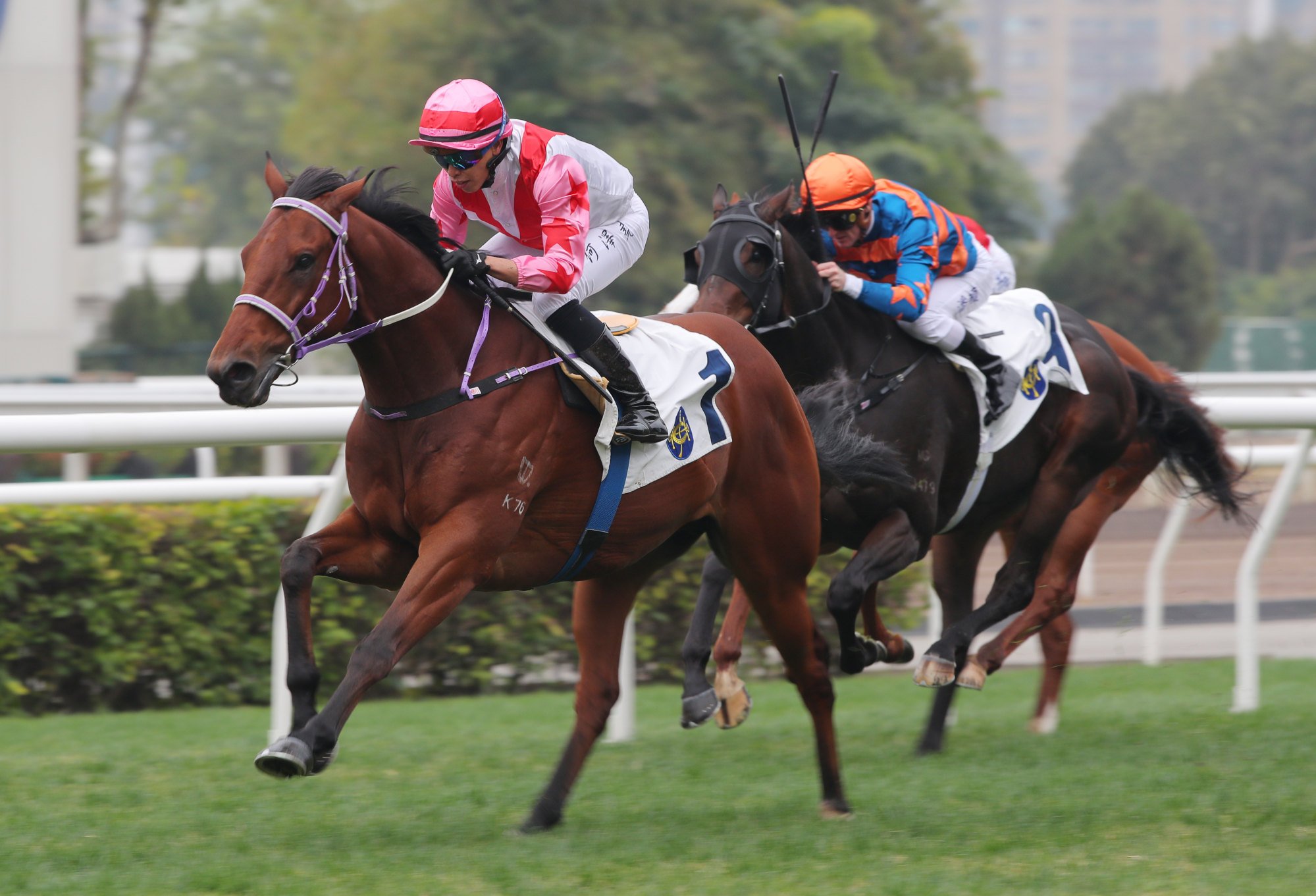 The Boom Box launches a barnstorming run to score for Vincent Ho.