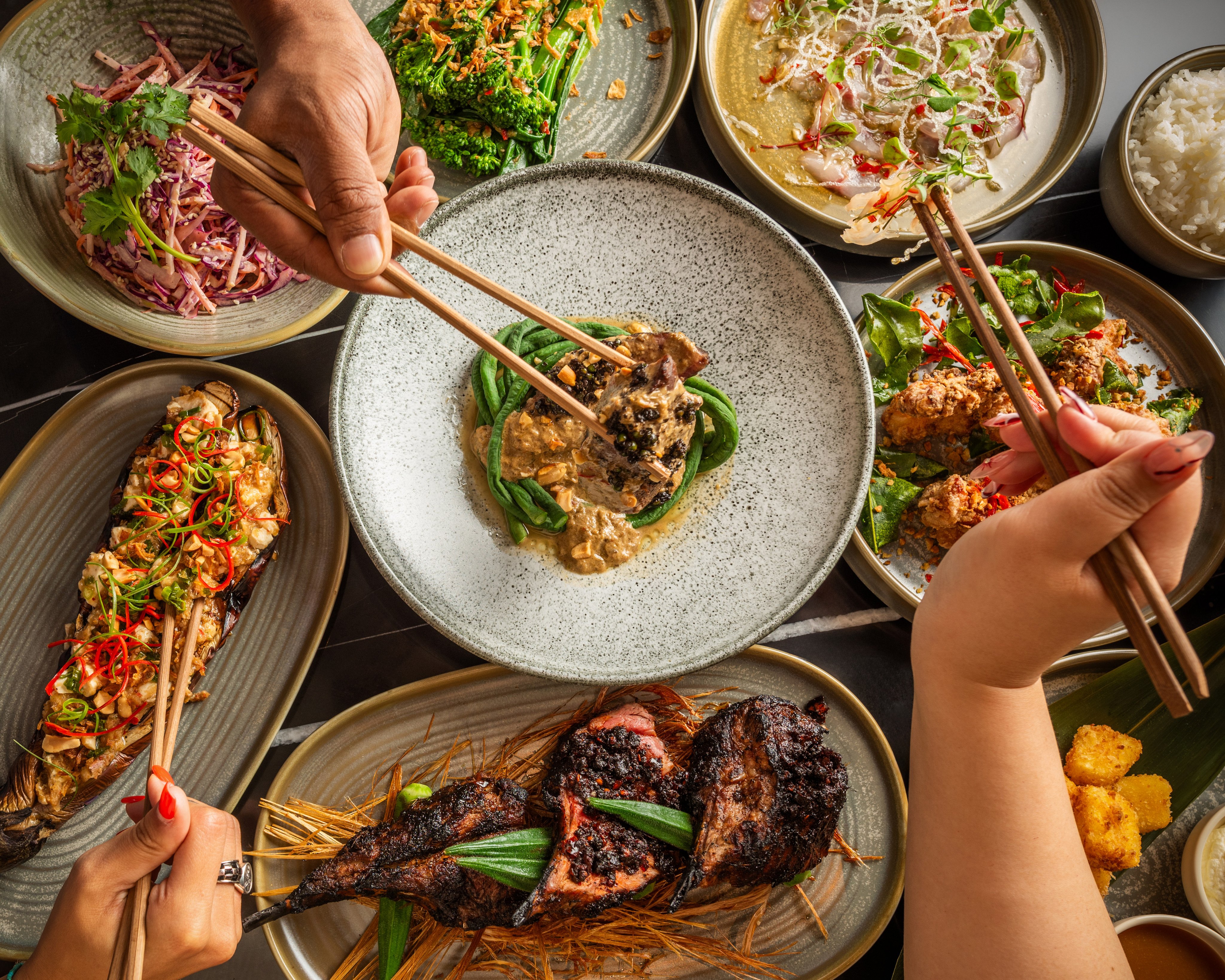 Hoi Polloi, one of Hong Kong’s newest dining hotspots, showcases contemporary Southeast Asian flavours. Photo: Hoi Polloi