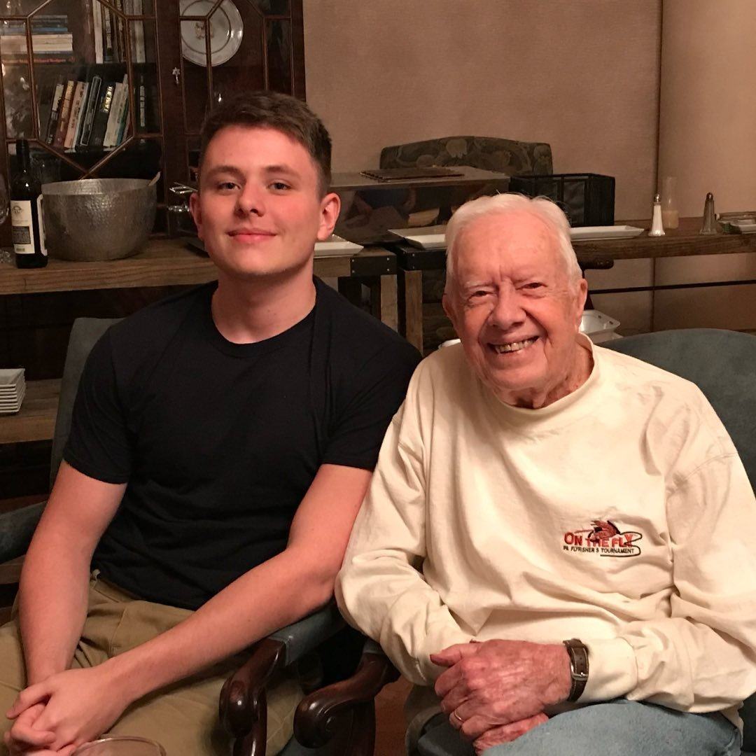 Jimmy Carter’s grandson Hugo Wentzel has shared details from the final moments of the former US president’s life. Photo: @hugowentzel/Instagram