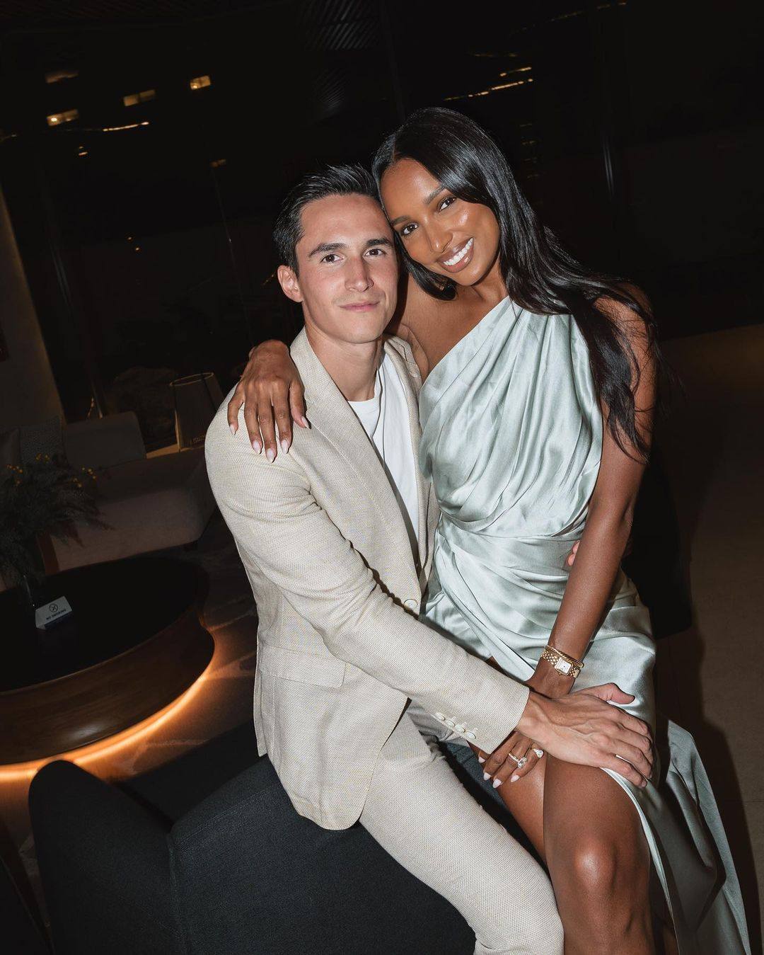 Jasmine Tookes met her husband Juan David Borrero in 2016. Photo: @juandavidborrero/Instagram 