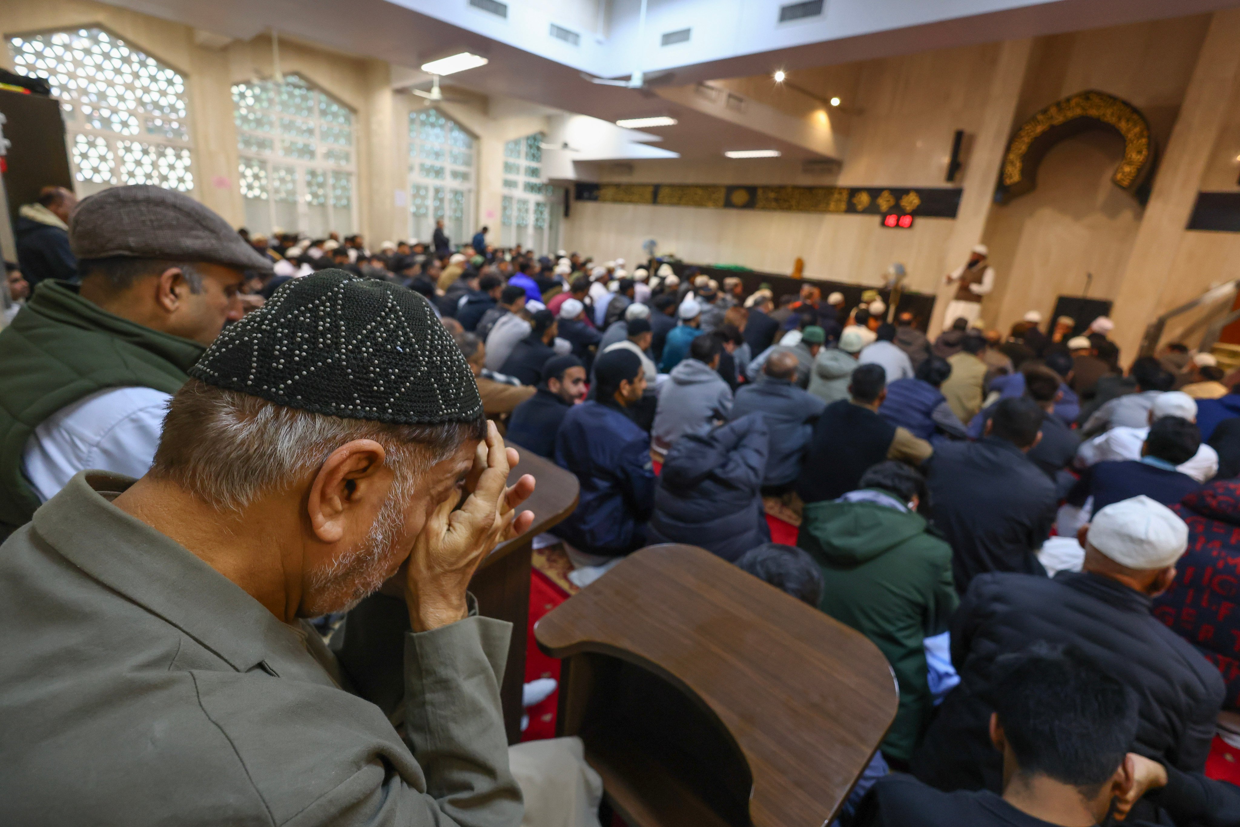 The ceremony was held at the Masjid Ammar and Osman Ramju Sadick Islamic Centre in Wan Chai.  Photo: Dickson Lee