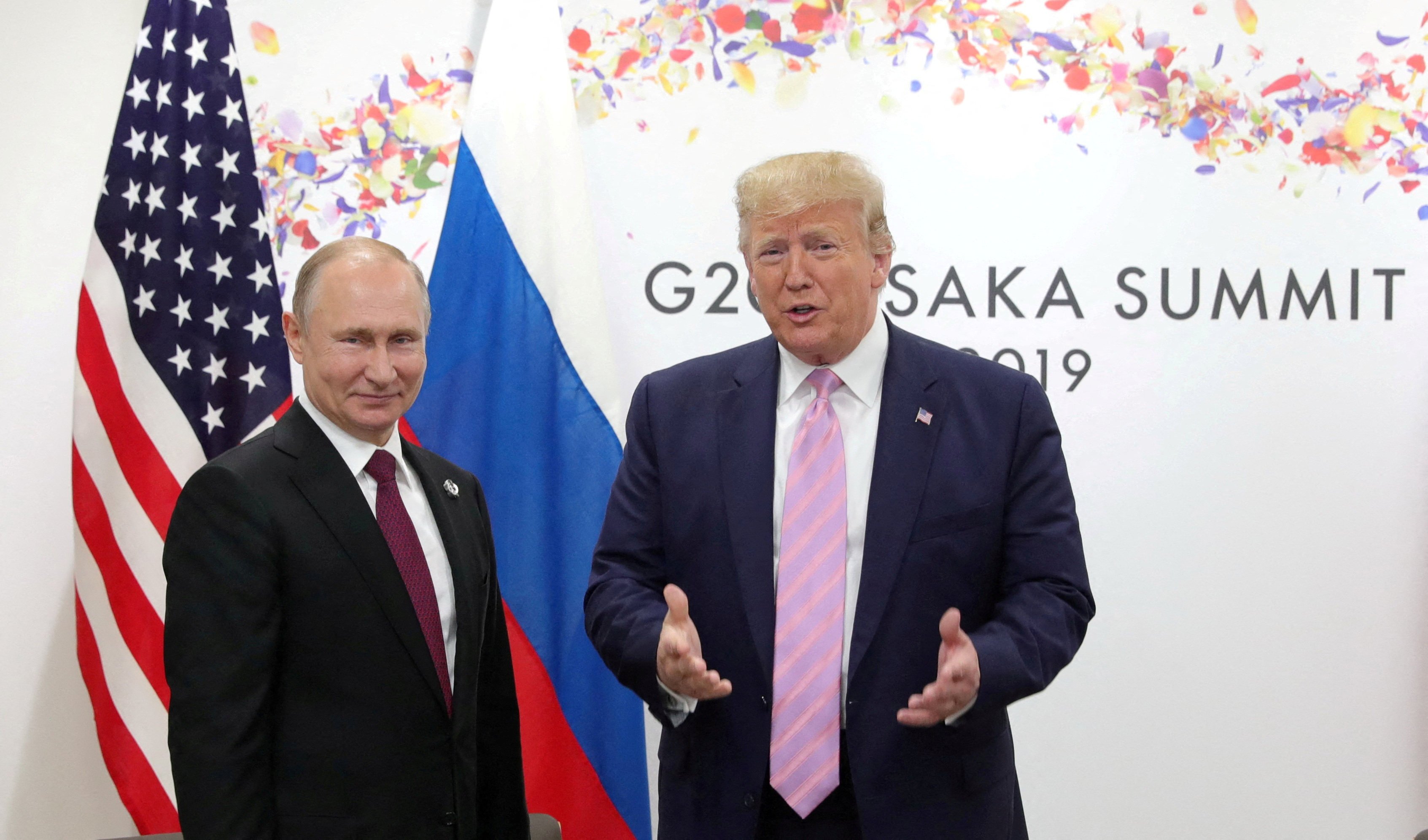 Russia’s President Vladimir Putin and Donald Trump, then US president, in 2019. File photo: via Reuters