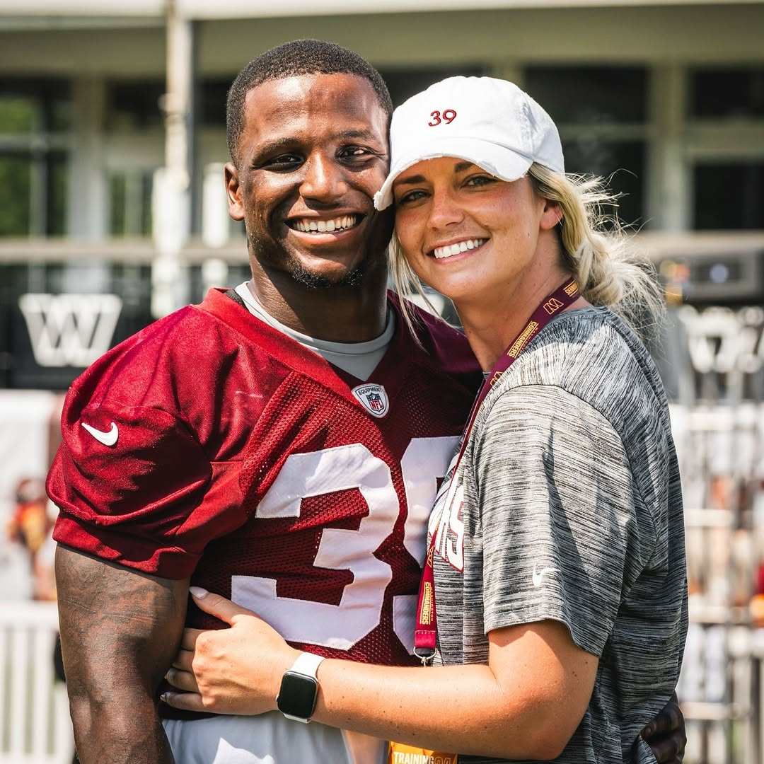 Washington Commanders safety Jeremy Reaves is officially off the market after he proposed to girlfriend Mikaela Worley and she said yes. Photo: @mikaelaworley/Instagram