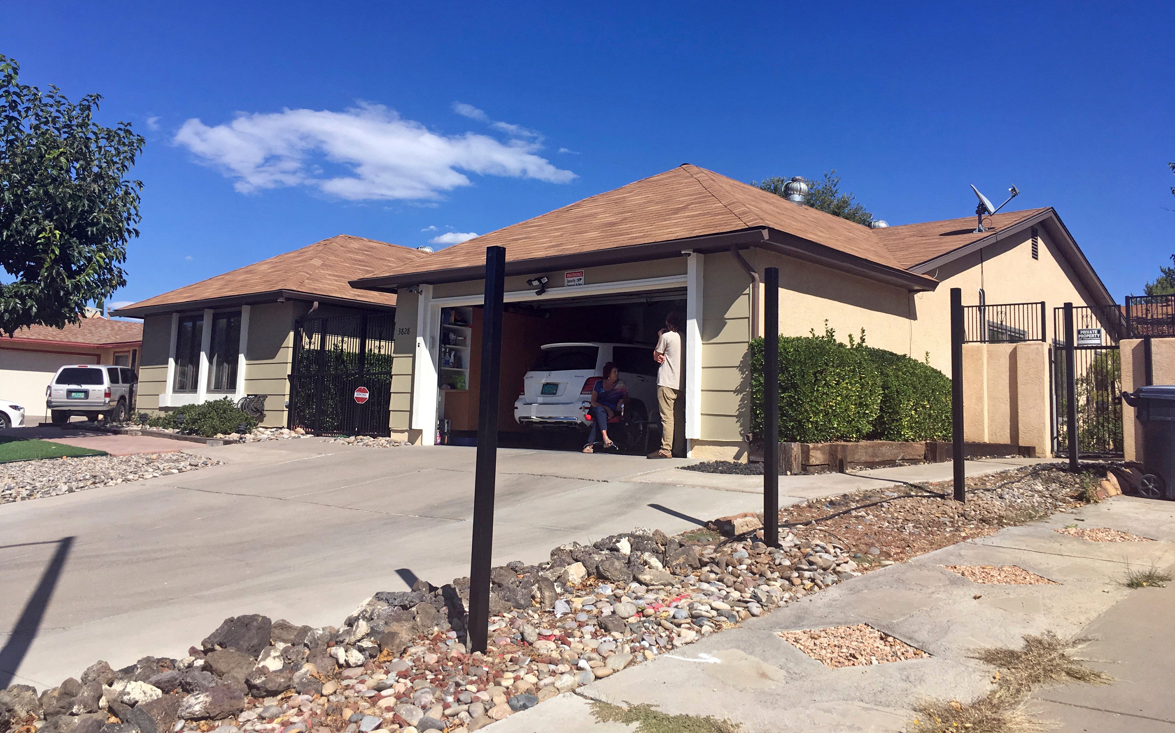 Poles for a new fence to keep fans at bay stand outside the house used in the TV series Breaking Bad in Albuquerque, in the US state of New Mexico eight years ago. The house is for sale. The price? Just under US$4 million. Photo: AP