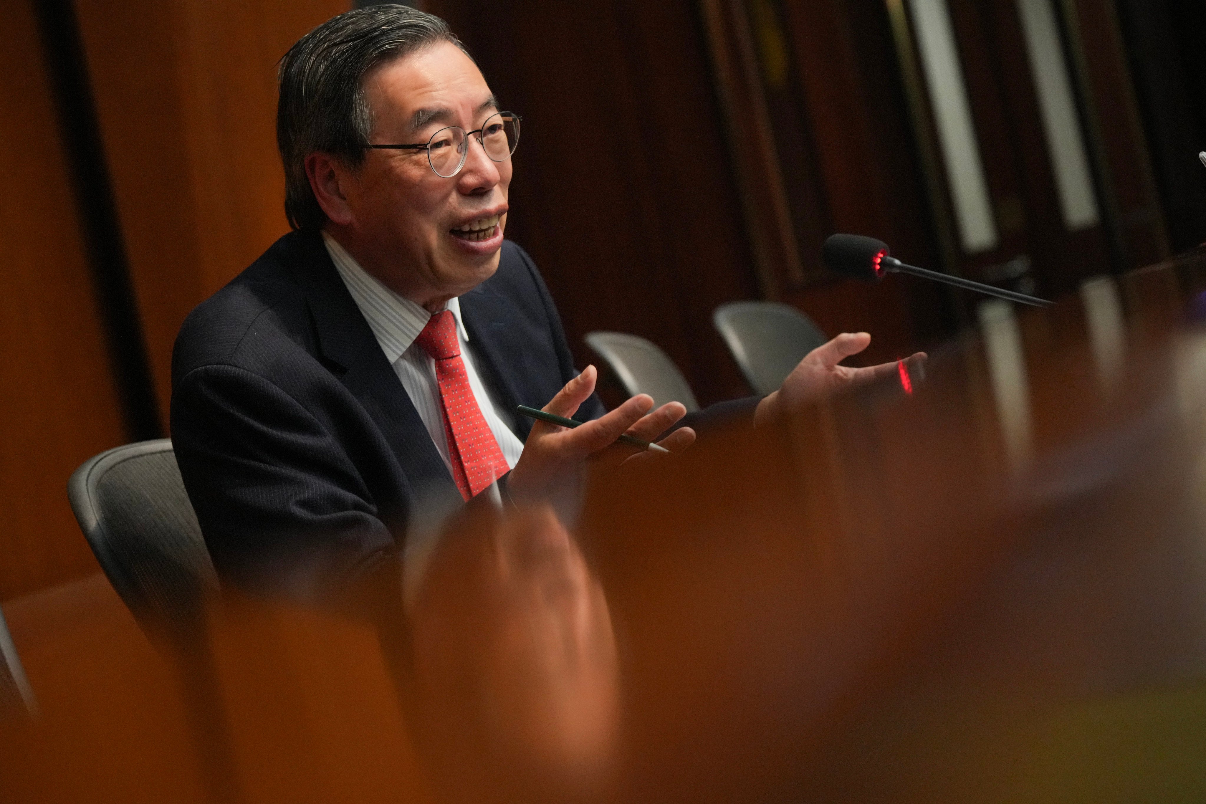 Andrew Leung, president of Hong Kong’s Legislative Council. Photo: May Tse