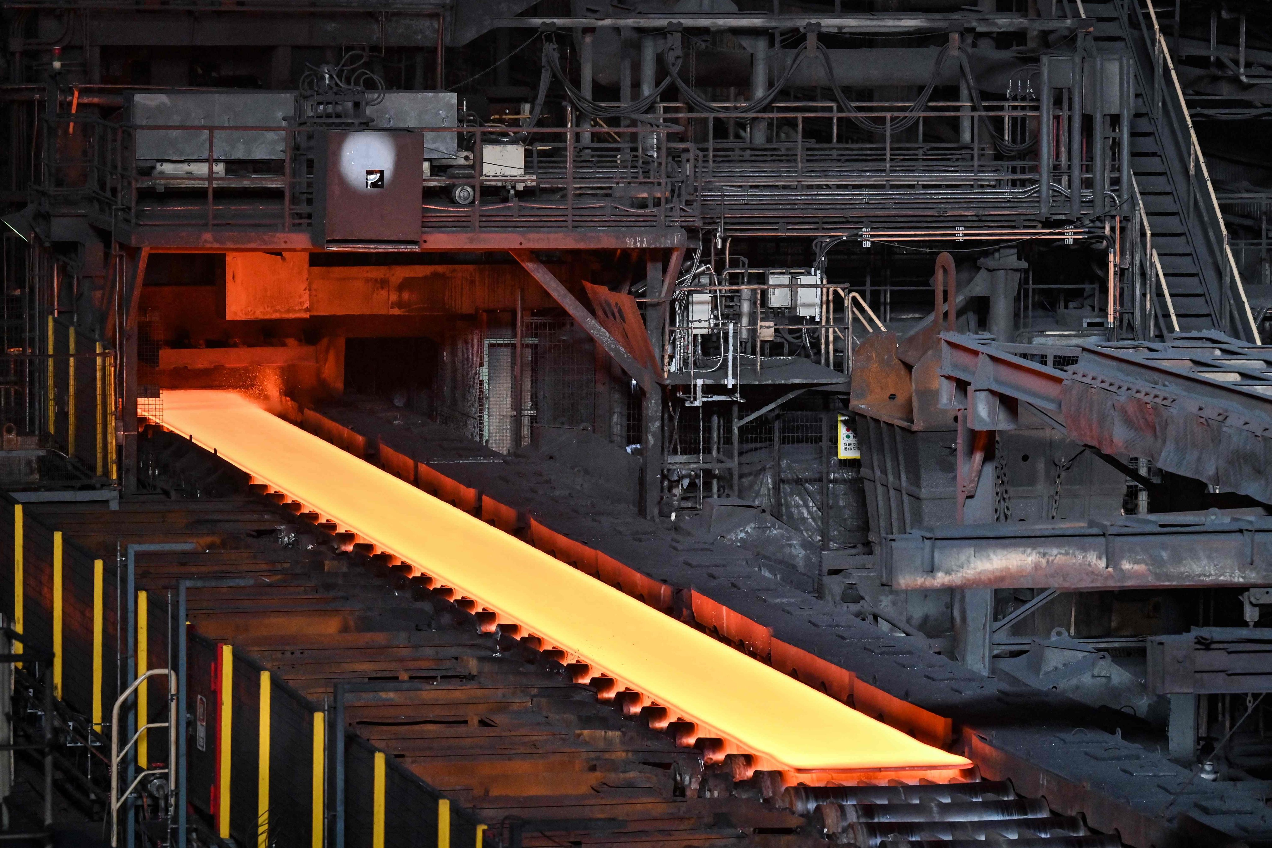 A Nippon Steel plant in Kashima, Japan’s Ibaraki prefecture. Photo: AFP